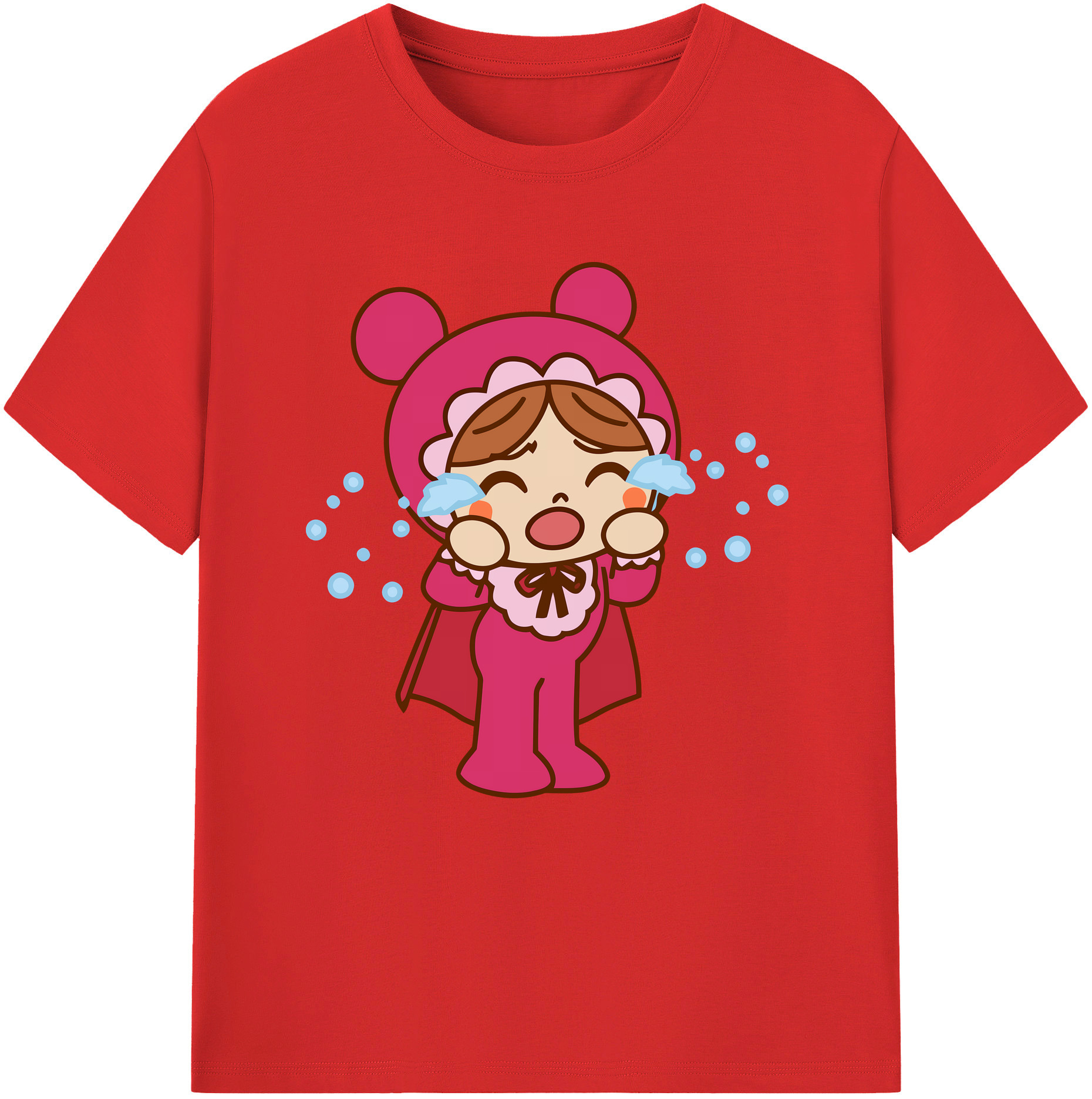 （画像用） アンパンマン Anpanman レディースカジュアルプリントTシャツ（綿100％）