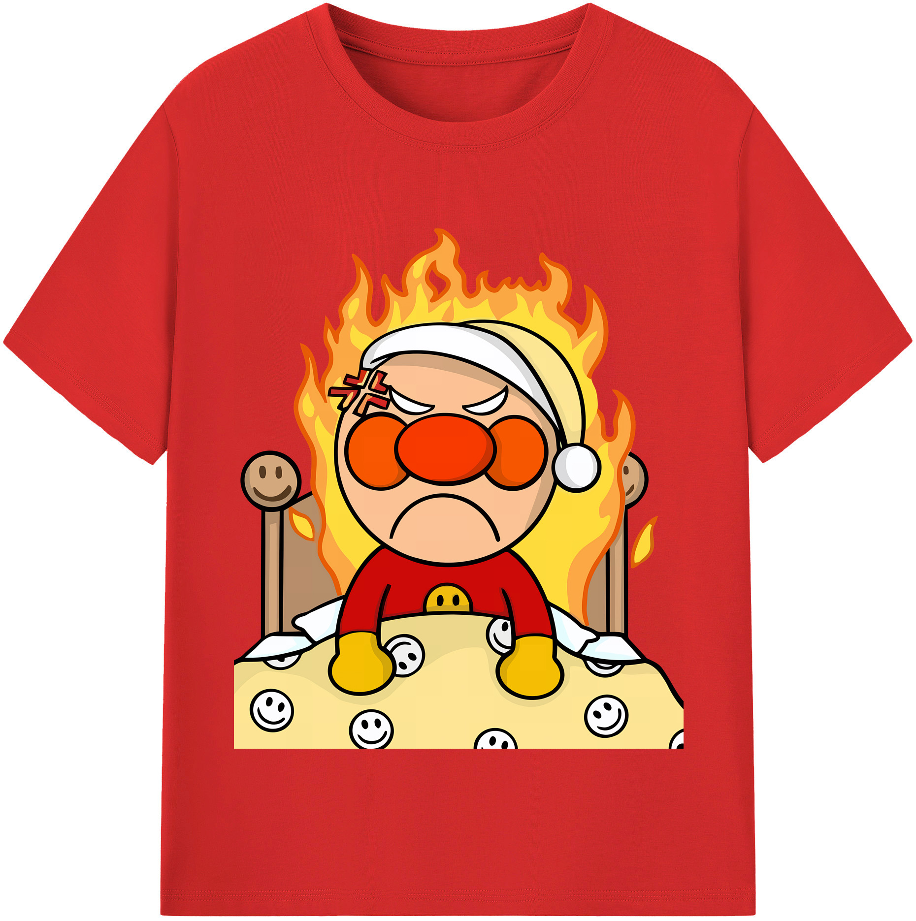 （画像用） アンパンマン Anpanman レディースカジュアルプリントTシャツ（綿100％）