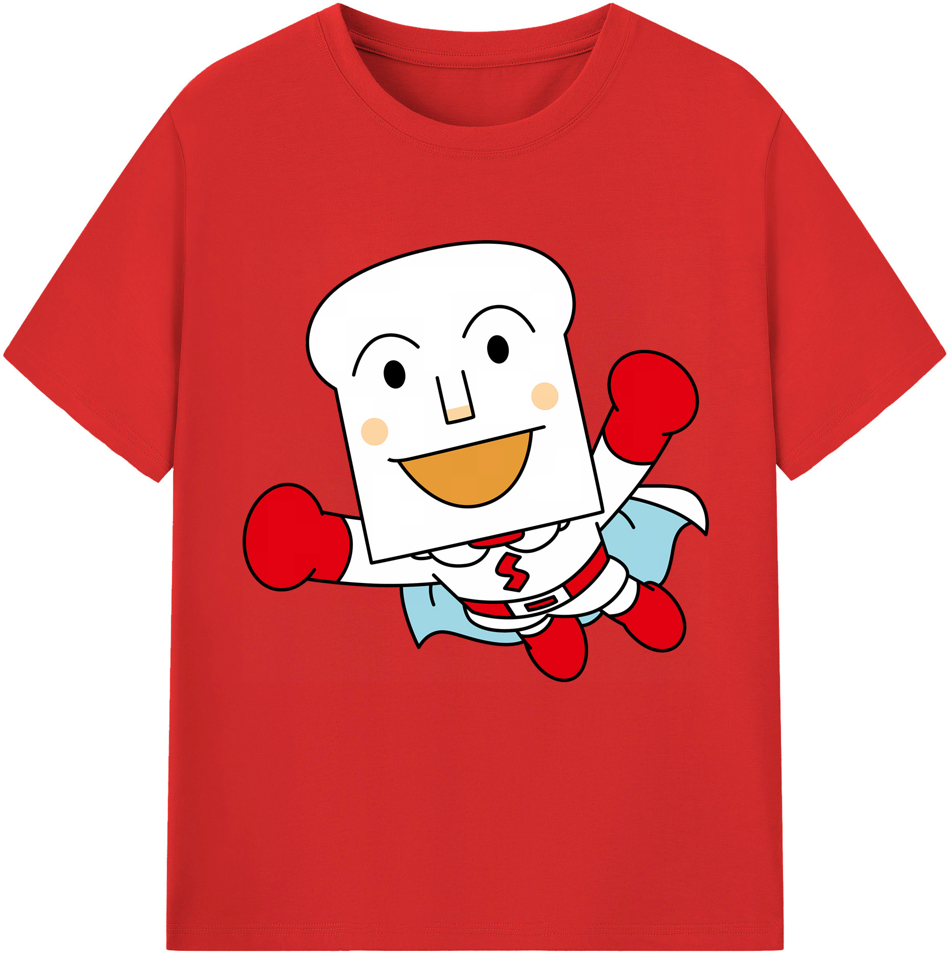 （画像用） アンパンマン Anpanman レディースカジュアルプリントTシャツ（綿100％）