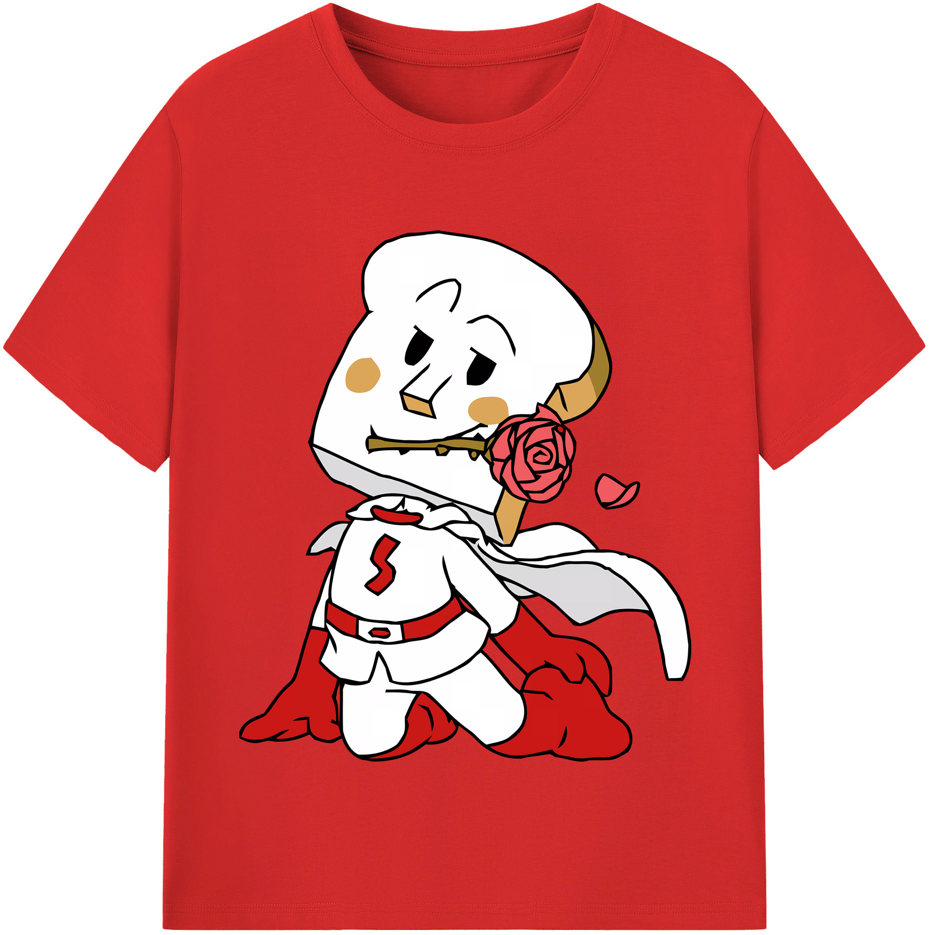 （画像用） アンパンマン Anpanman レディースカジュアルプリントTシャツ（綿100％）