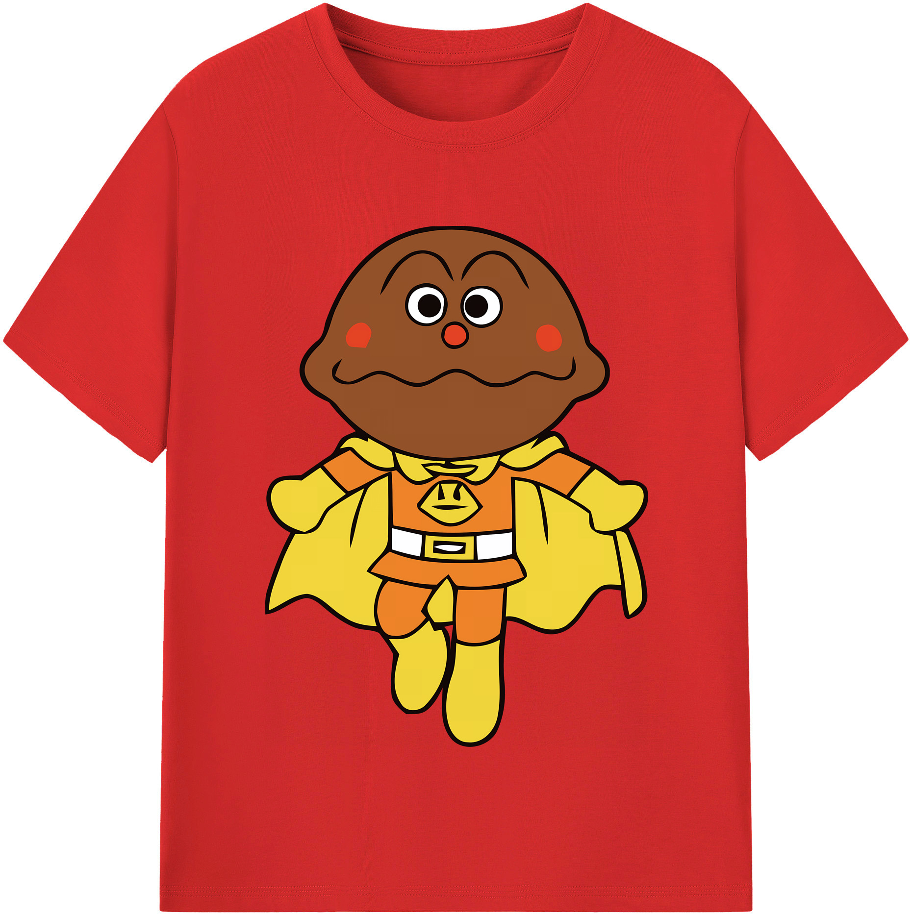 （画像用） アンパンマン Anpanman レディースカジュアルプリントTシャツ（綿100％）