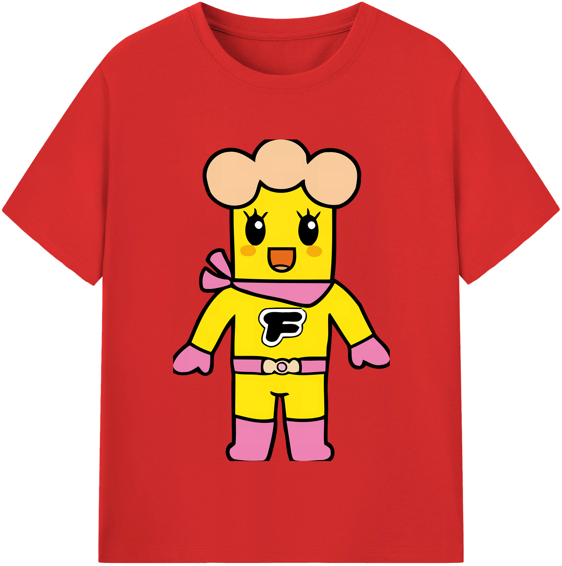 （画像用） アンパンマン Anpanman レディースカジュアルプリントTシャツ（綿100％）