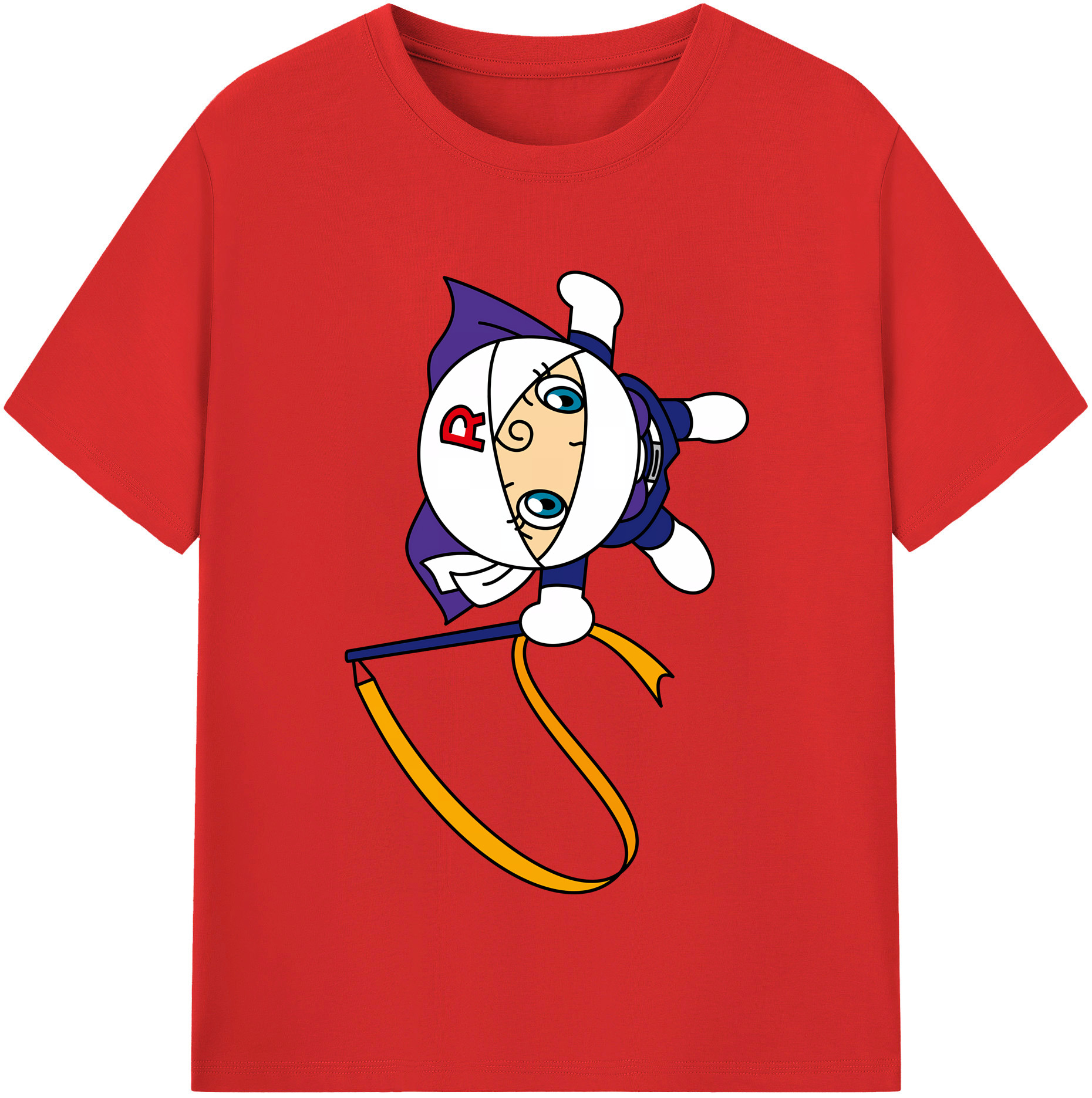 （画像用） アンパンマン Anpanman レディースカジュアルプリントTシャツ（綿100％）