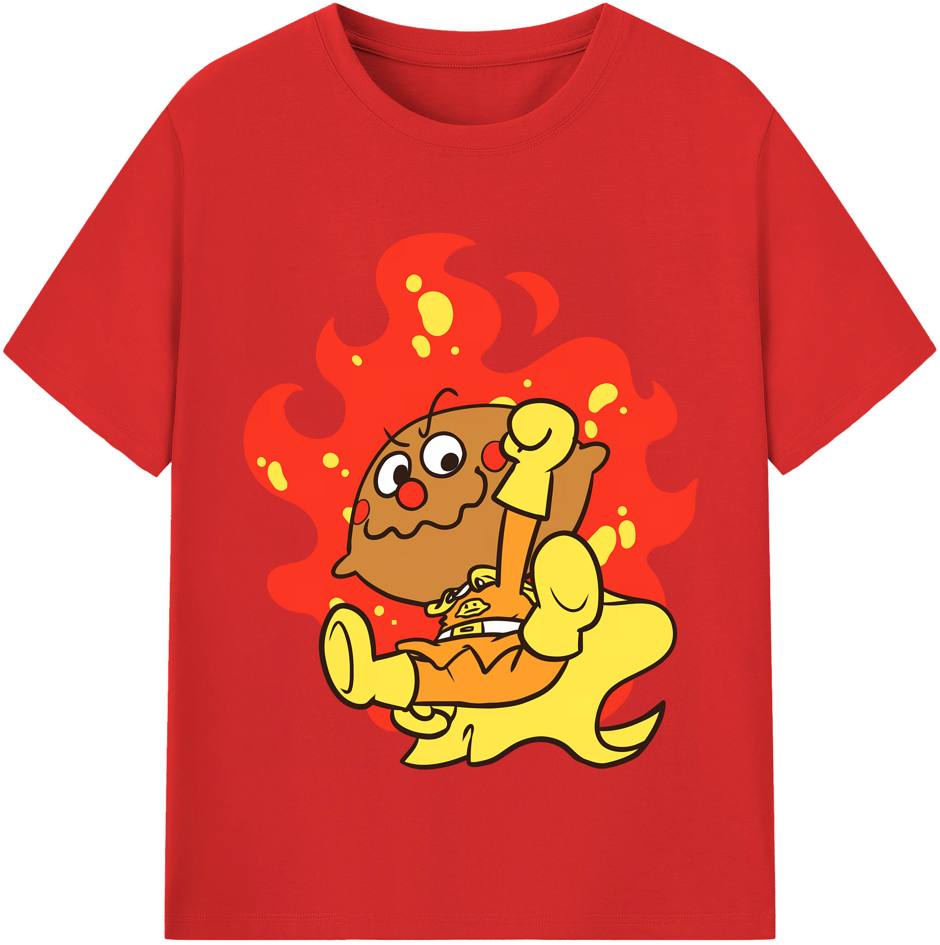 （画像用） アンパンマン Anpanman レディースカジュアルプリントTシャツ（綿100％）