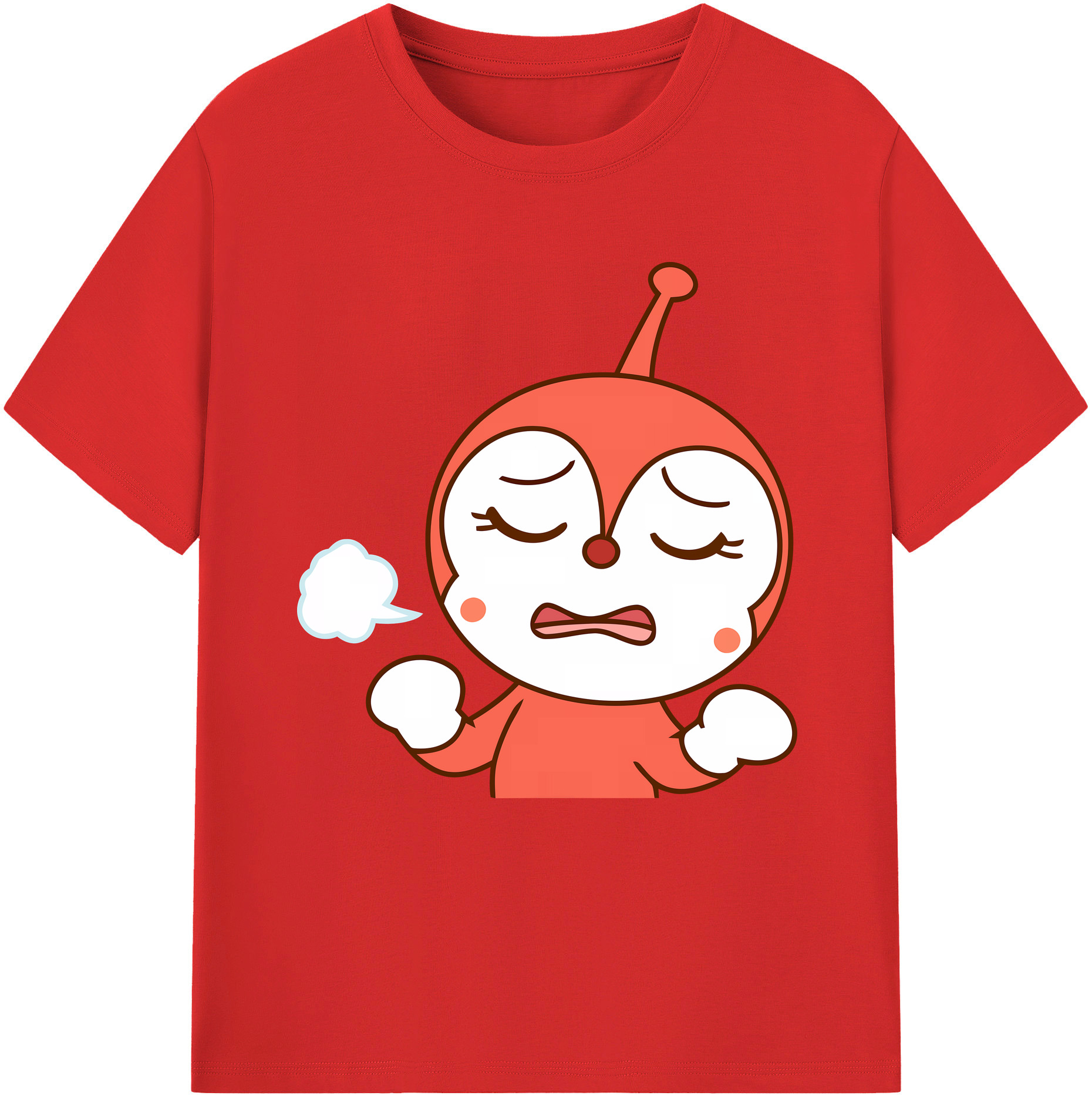 （画像用） アンパンマン Anpanman レディースカジュアルプリントTシャツ（綿100％）