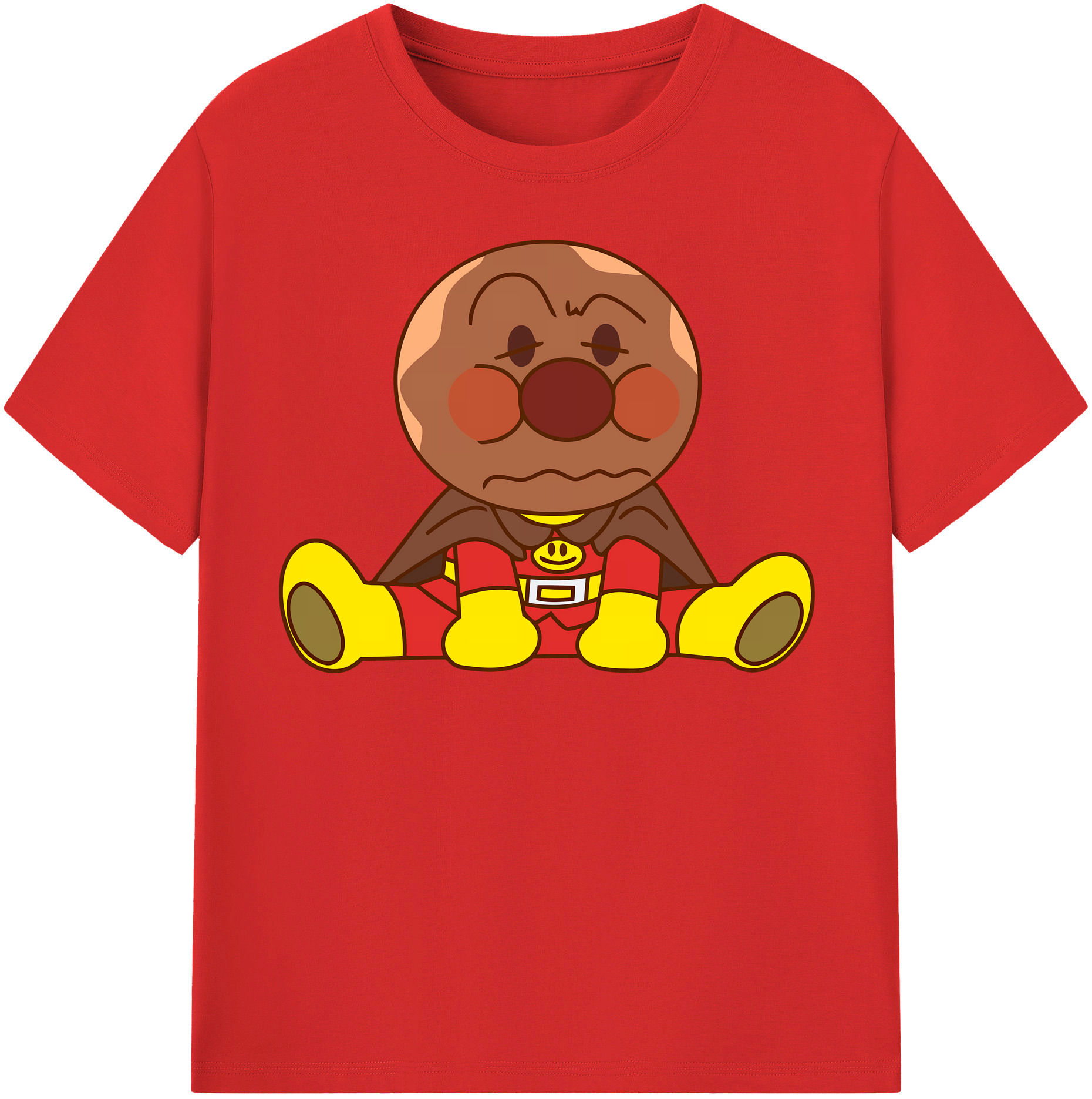 （画像用） アンパンマン Anpanman レディースカジュアルプリントTシャツ（綿100％）