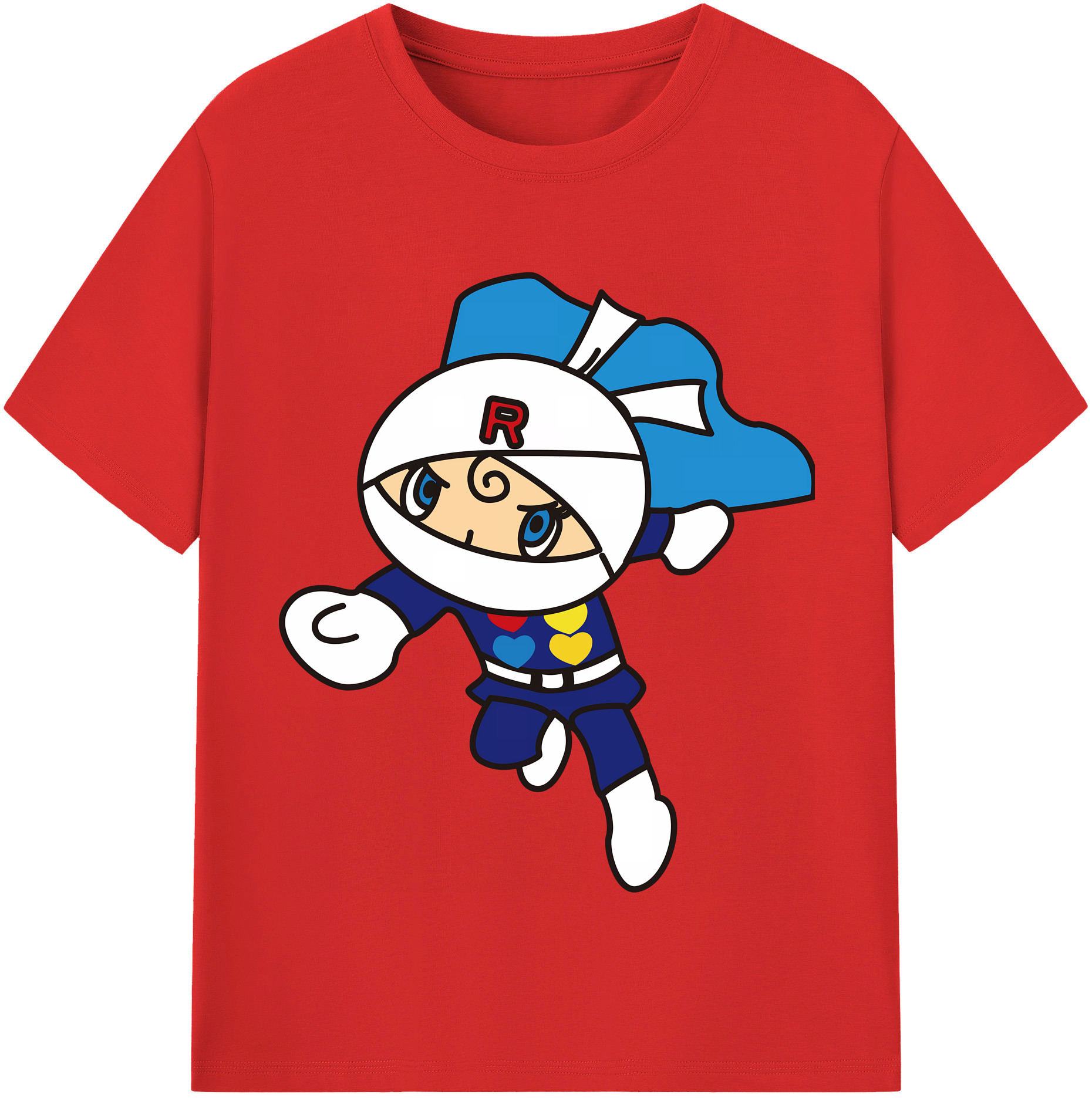 （画像用） アンパンマン Anpanman レディースカジュアルプリントTシャツ（綿100％）
