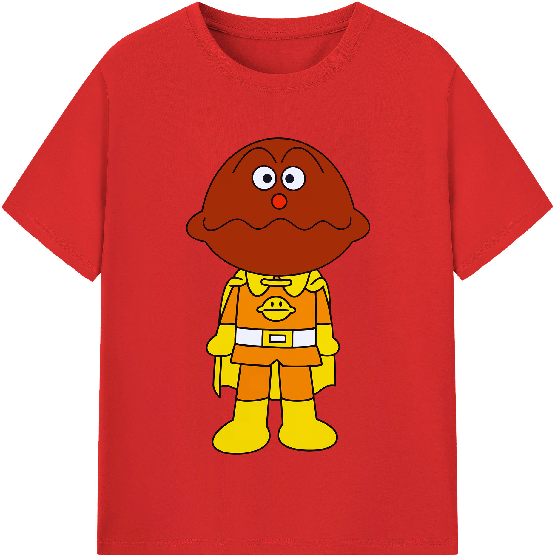 （画像用） アンパンマン Anpanman レディースカジュアルプリントTシャツ（綿100％）