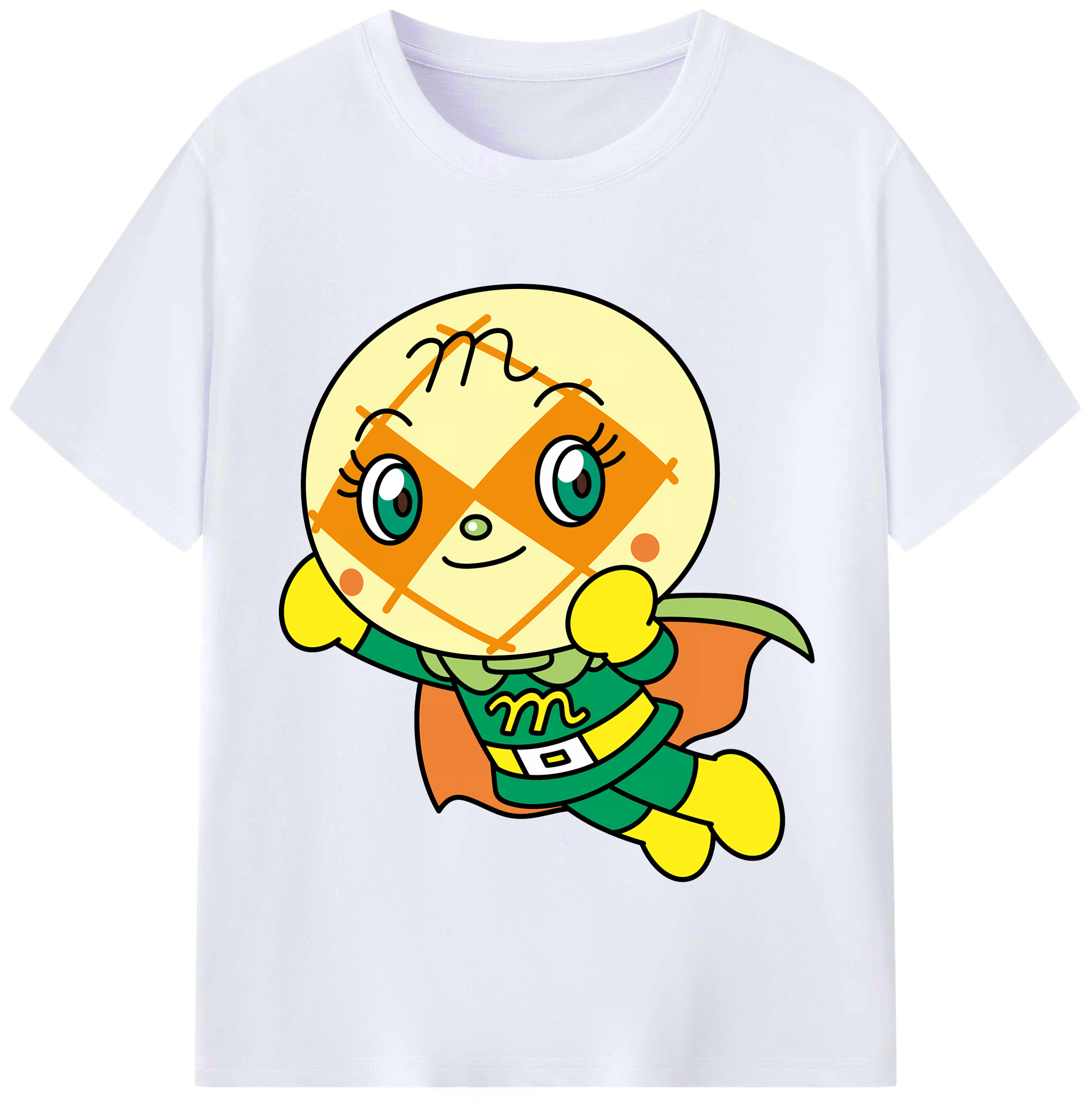 （画像用） アンパンマン Anpanman レディースカジュアルプリントTシャツ（綿100％）