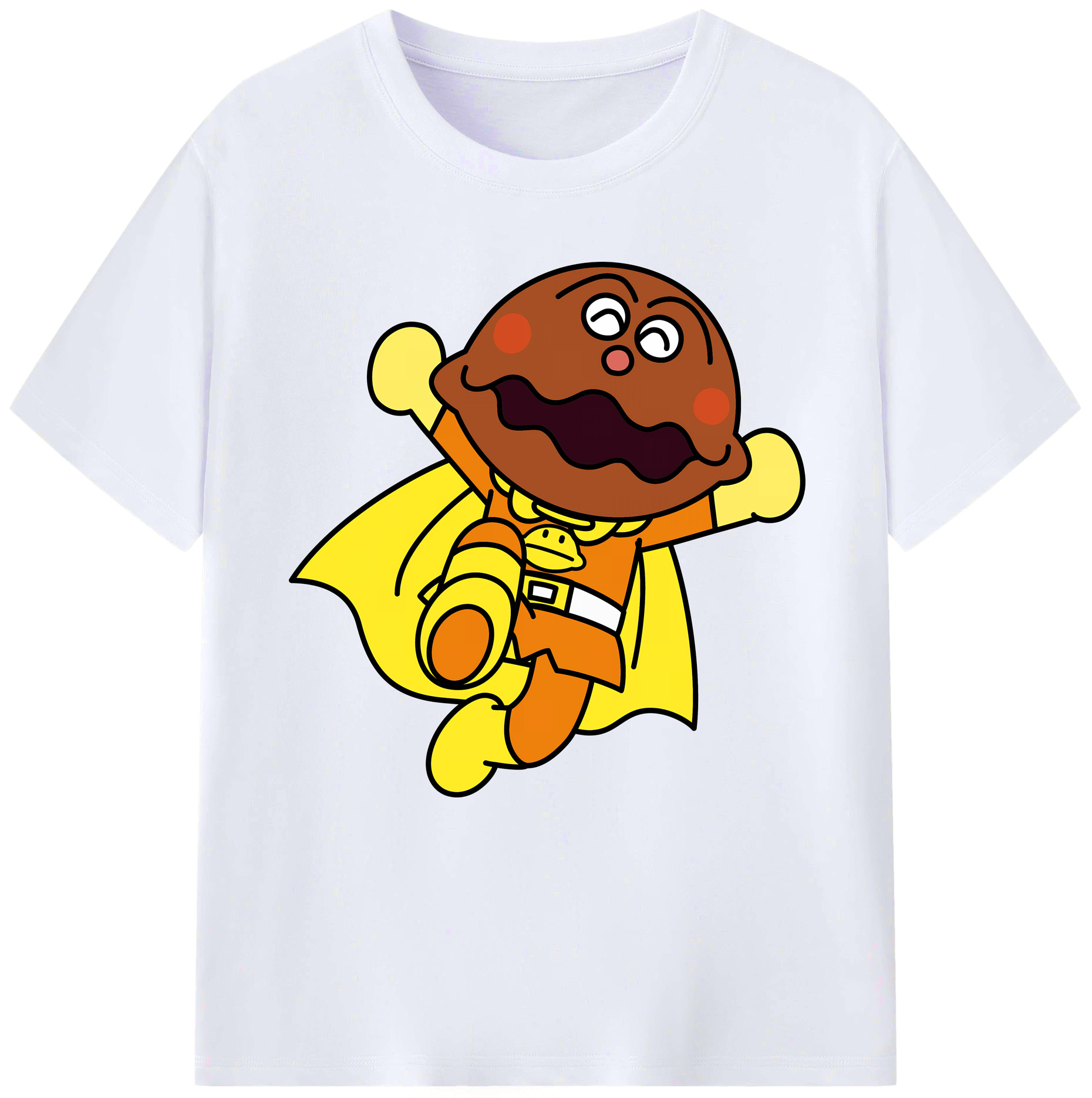 （画像用） アンパンマン Anpanman レディースカジュアルプリントTシャツ（綿100％）