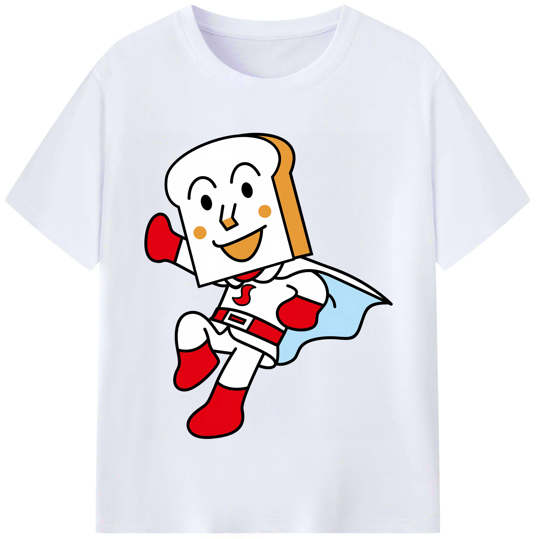 （画像用） アンパンマン Anpanman レディースカジュアルプリントTシャツ（綿100％）