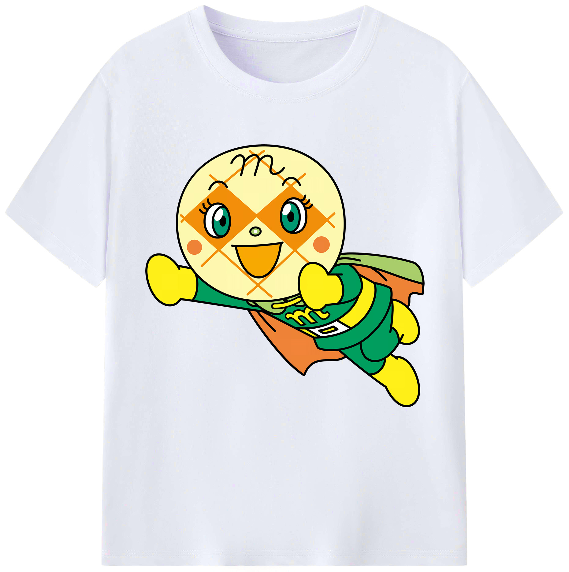 （画像用） アンパンマン Anpanman レディースカジュアルプリントTシャツ（綿100％）