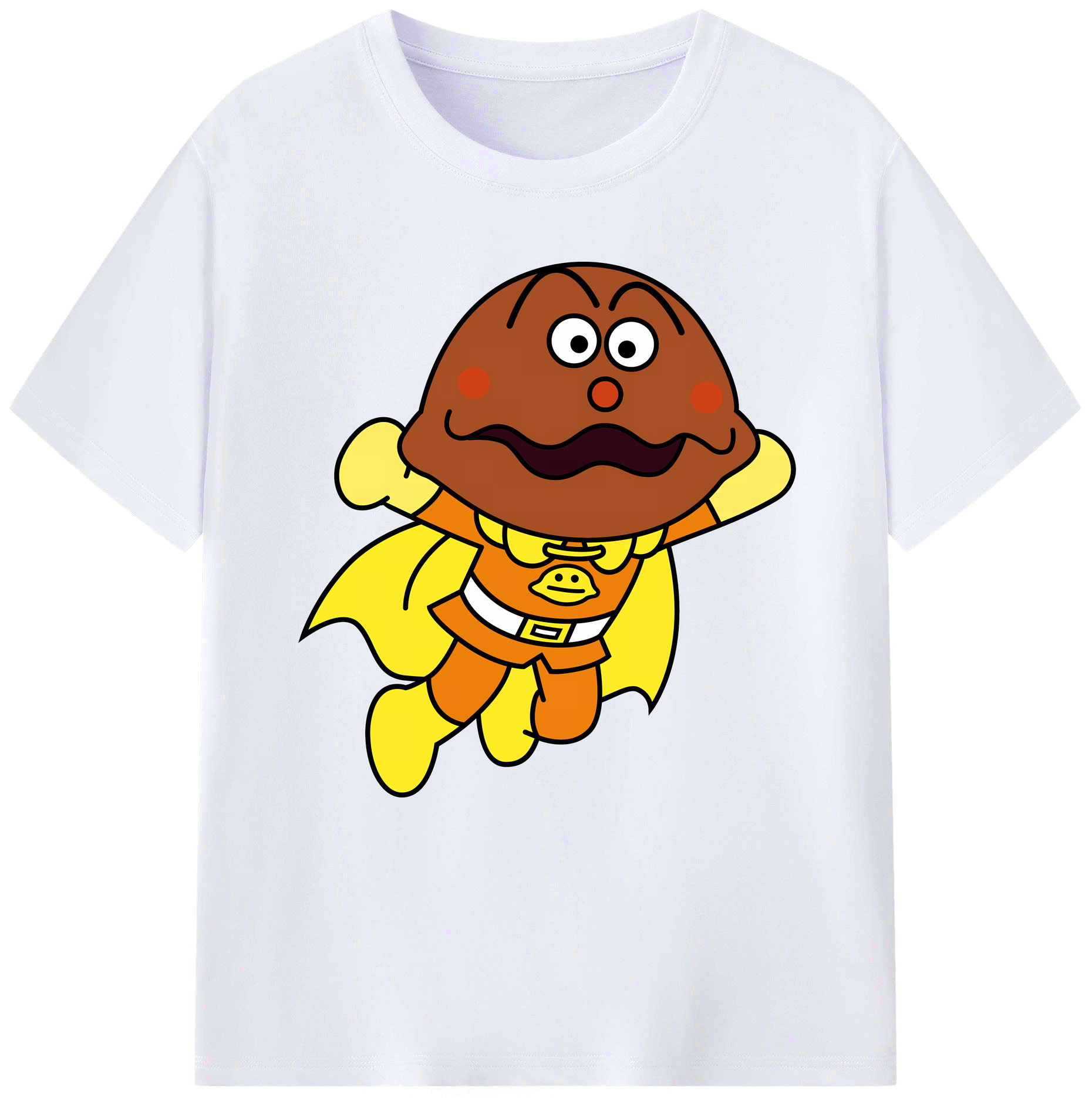 （画像用） アンパンマン Anpanman レディースカジュアルプリントTシャツ（綿100％）