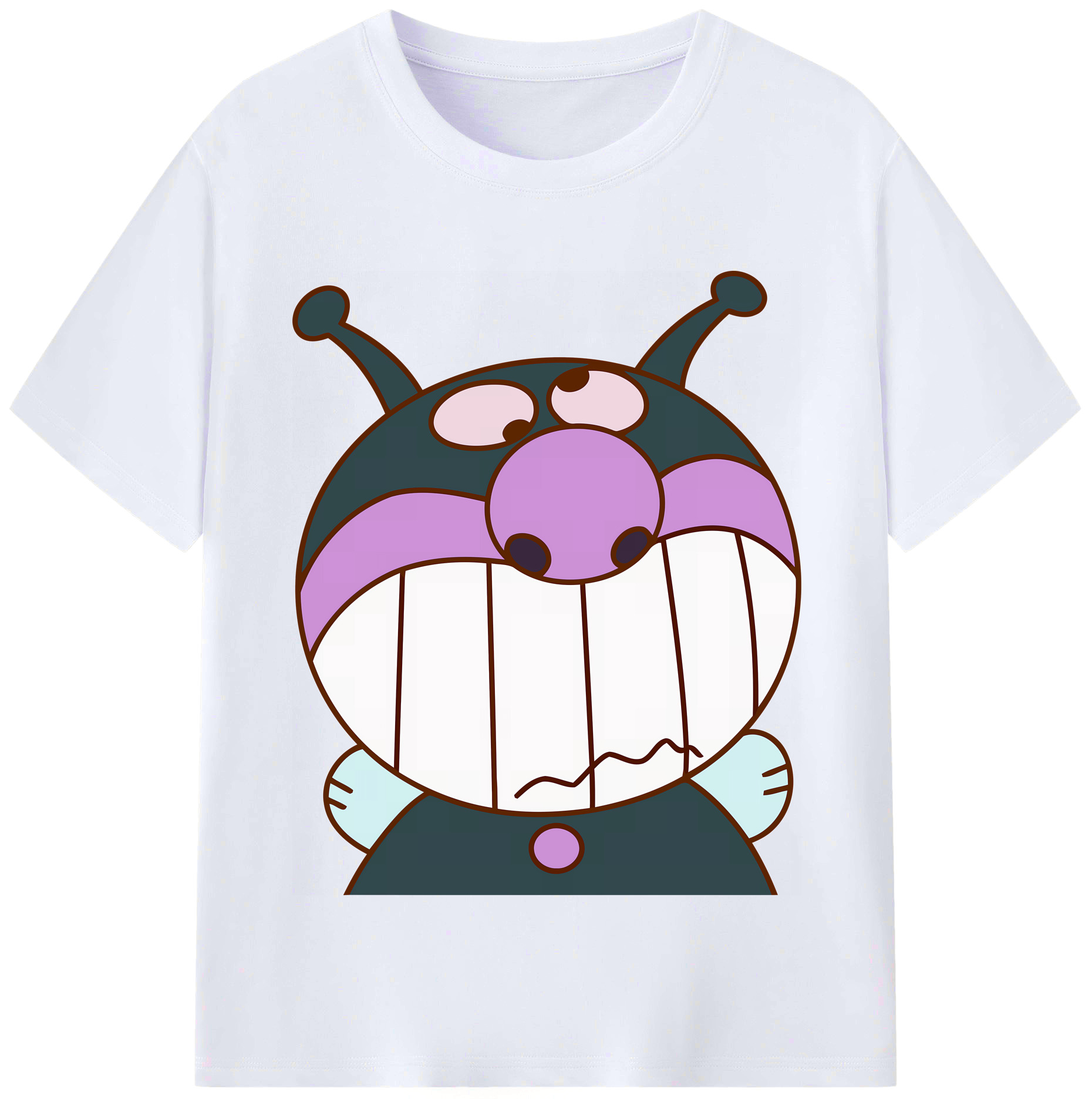 （画像用） アンパンマン Anpanman レディースカジュアルプリントTシャツ（綿100％）