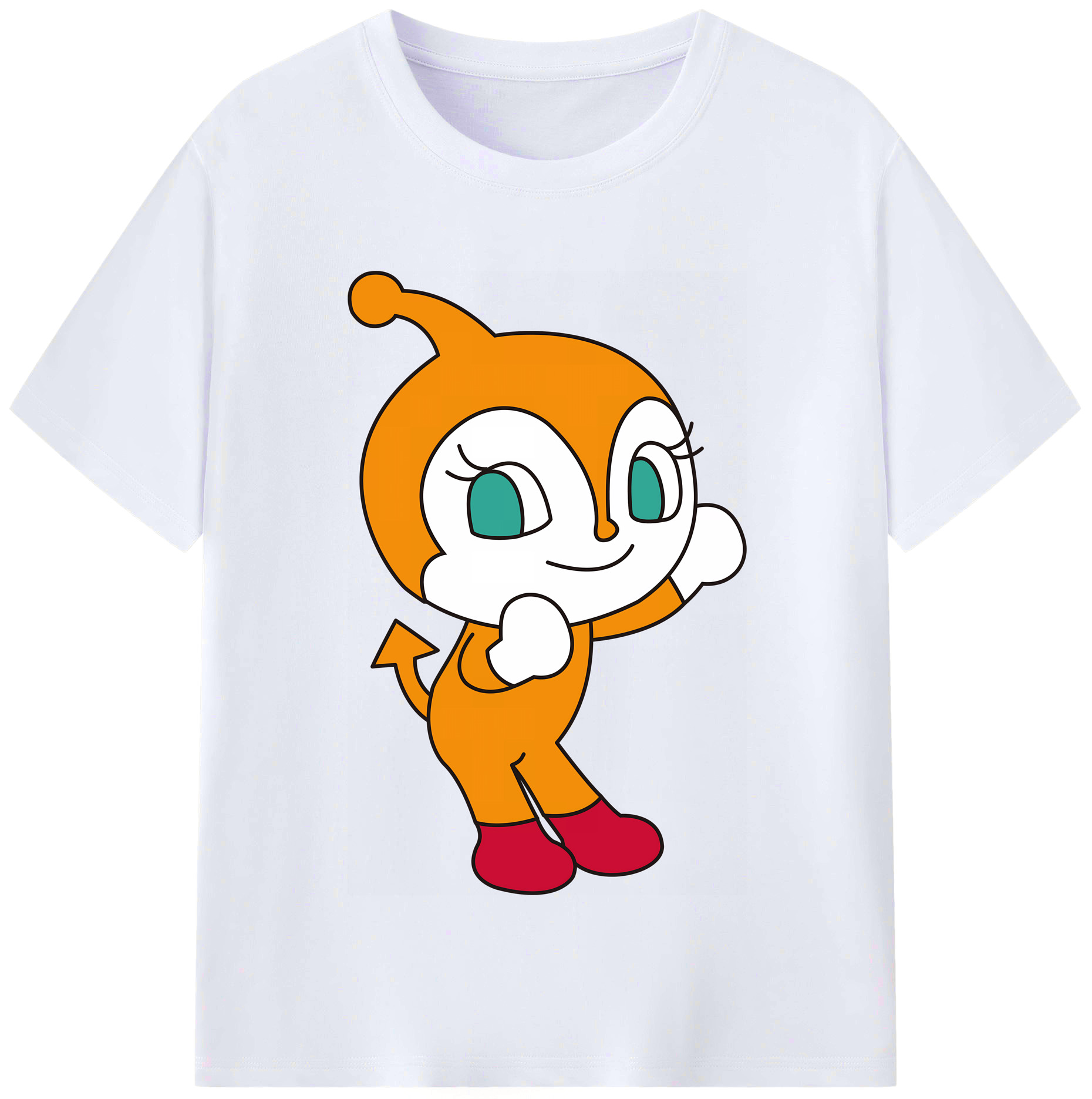 （画像用） アンパンマン Anpanman レディースカジュアルプリントTシャツ（綿100％）