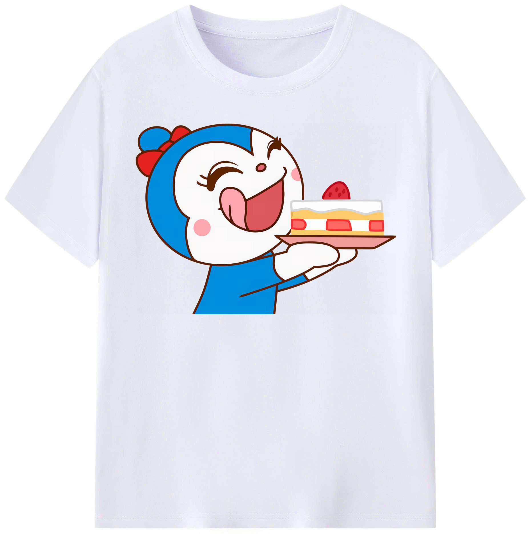 （画像用） アンパンマン Anpanman レディースカジュアルプリントTシャツ（綿100％）