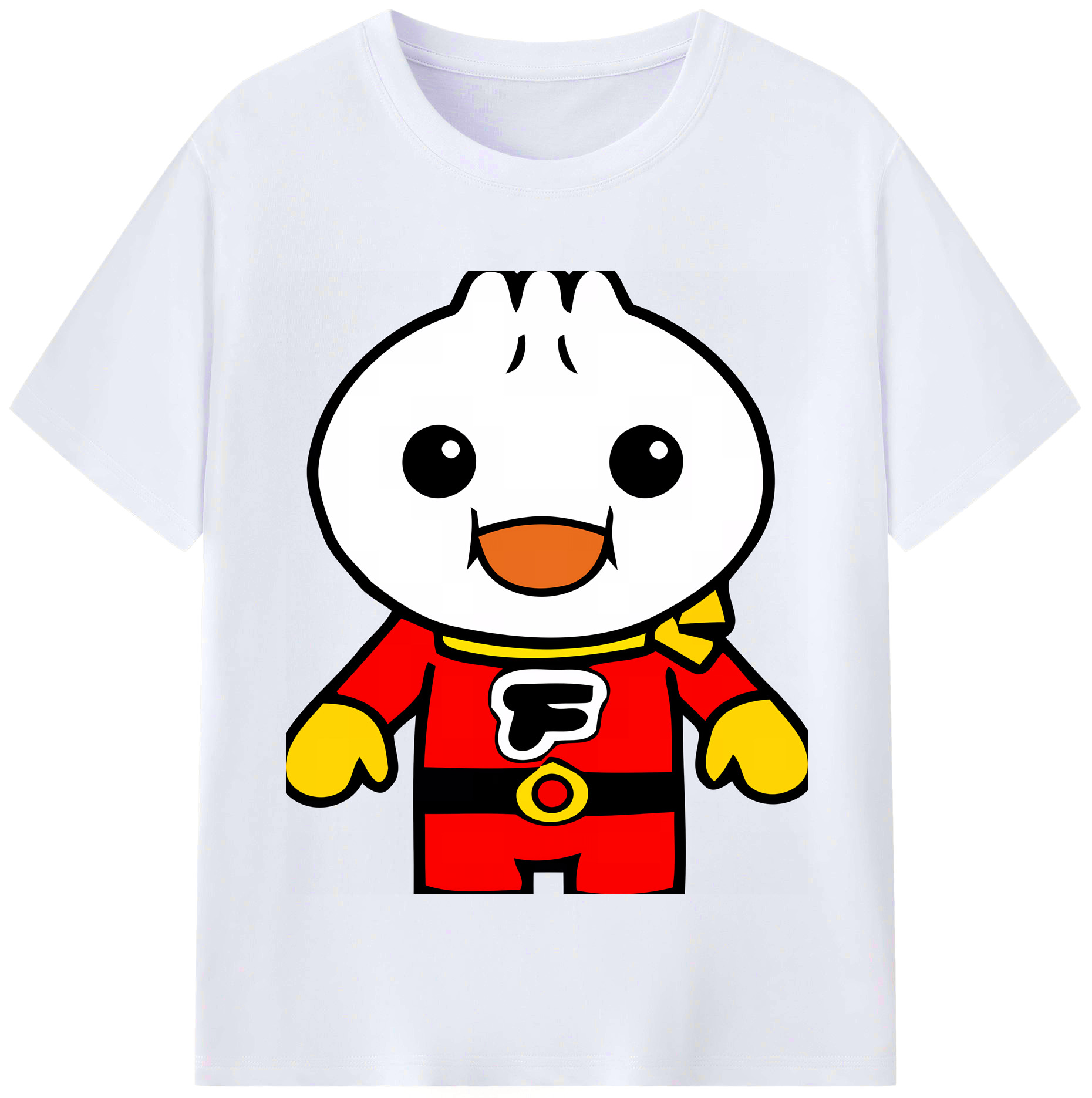 （画像用） アンパンマン Anpanman レディースカジュアルプリントTシャツ（綿100％）