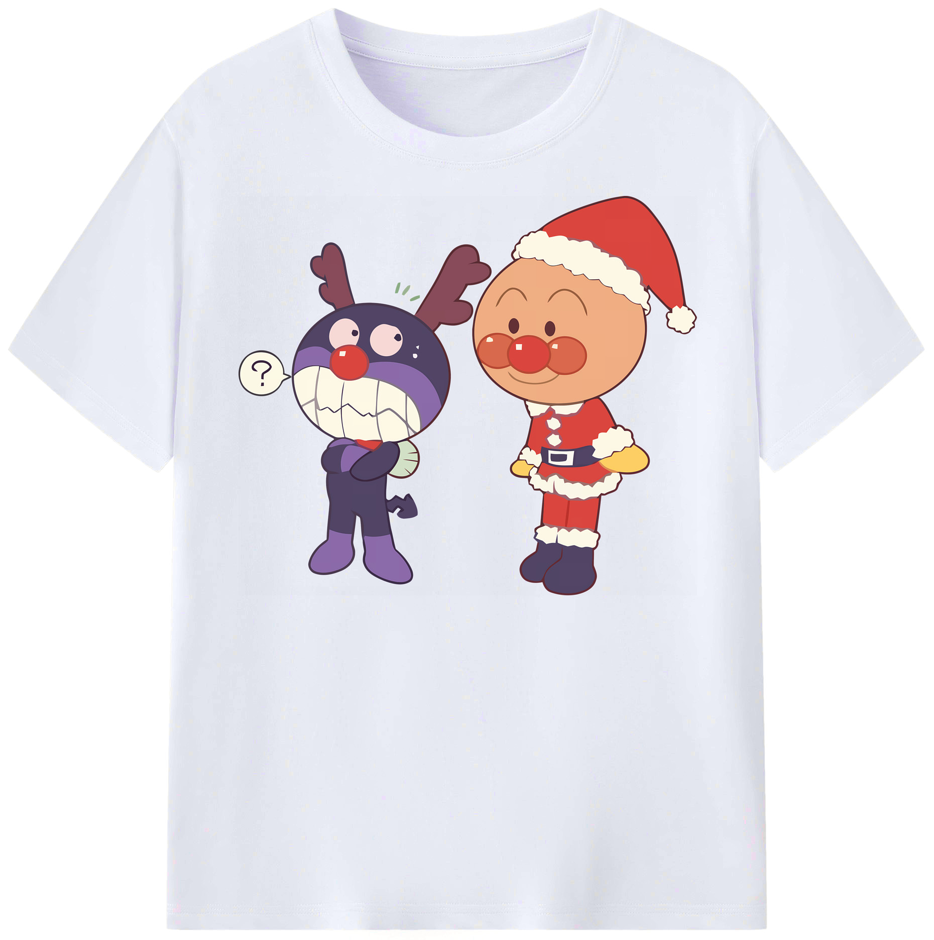 （画像用） アンパンマン Anpanman レディースカジュアルプリントTシャツ（綿100％）