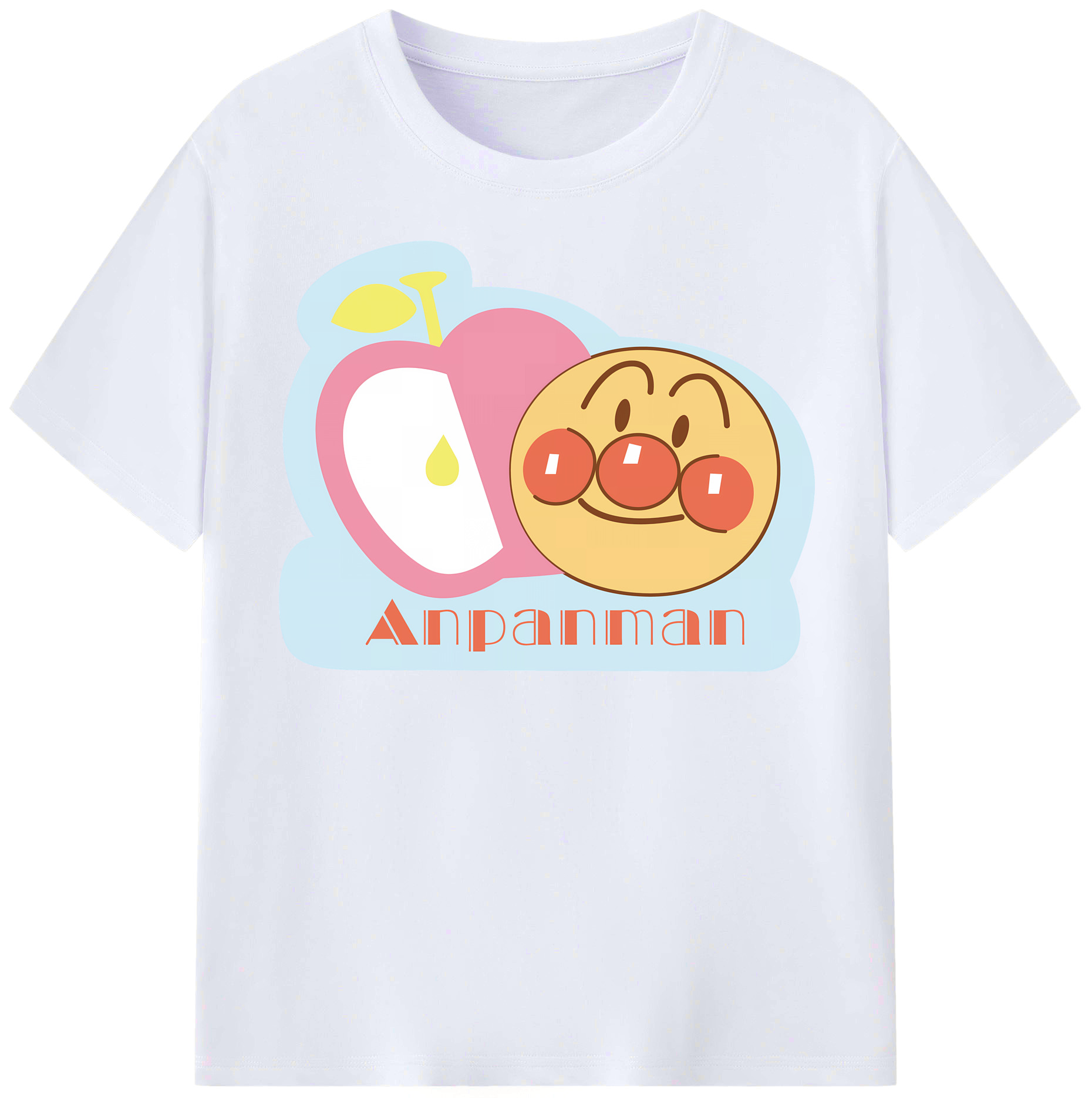 （画像用） アンパンマン Anpanman レディースカジュアルプリントTシャツ（綿100％）