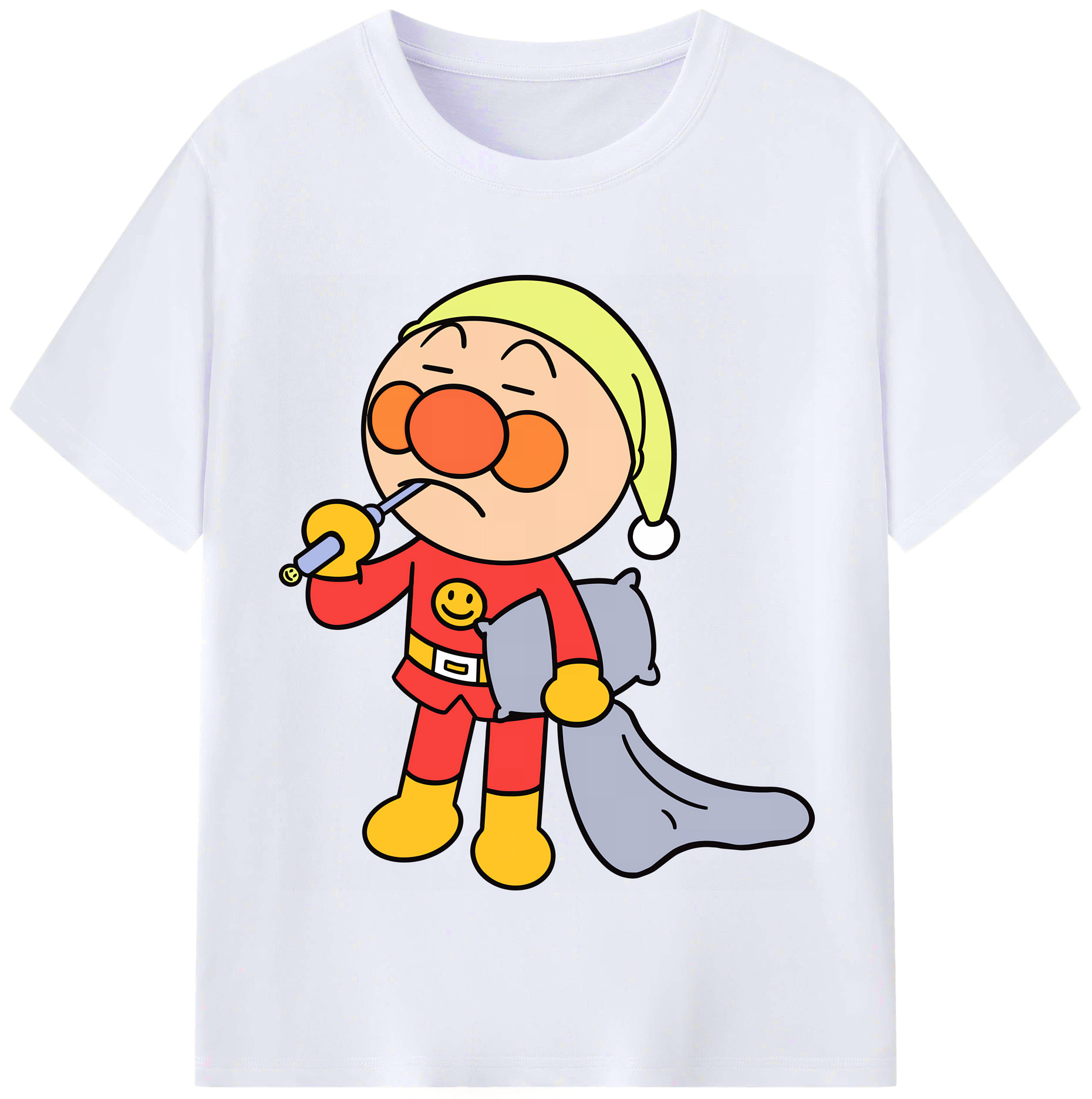 （画像用） アンパンマン Anpanman レディースカジュアルプリントTシャツ（綿100％）