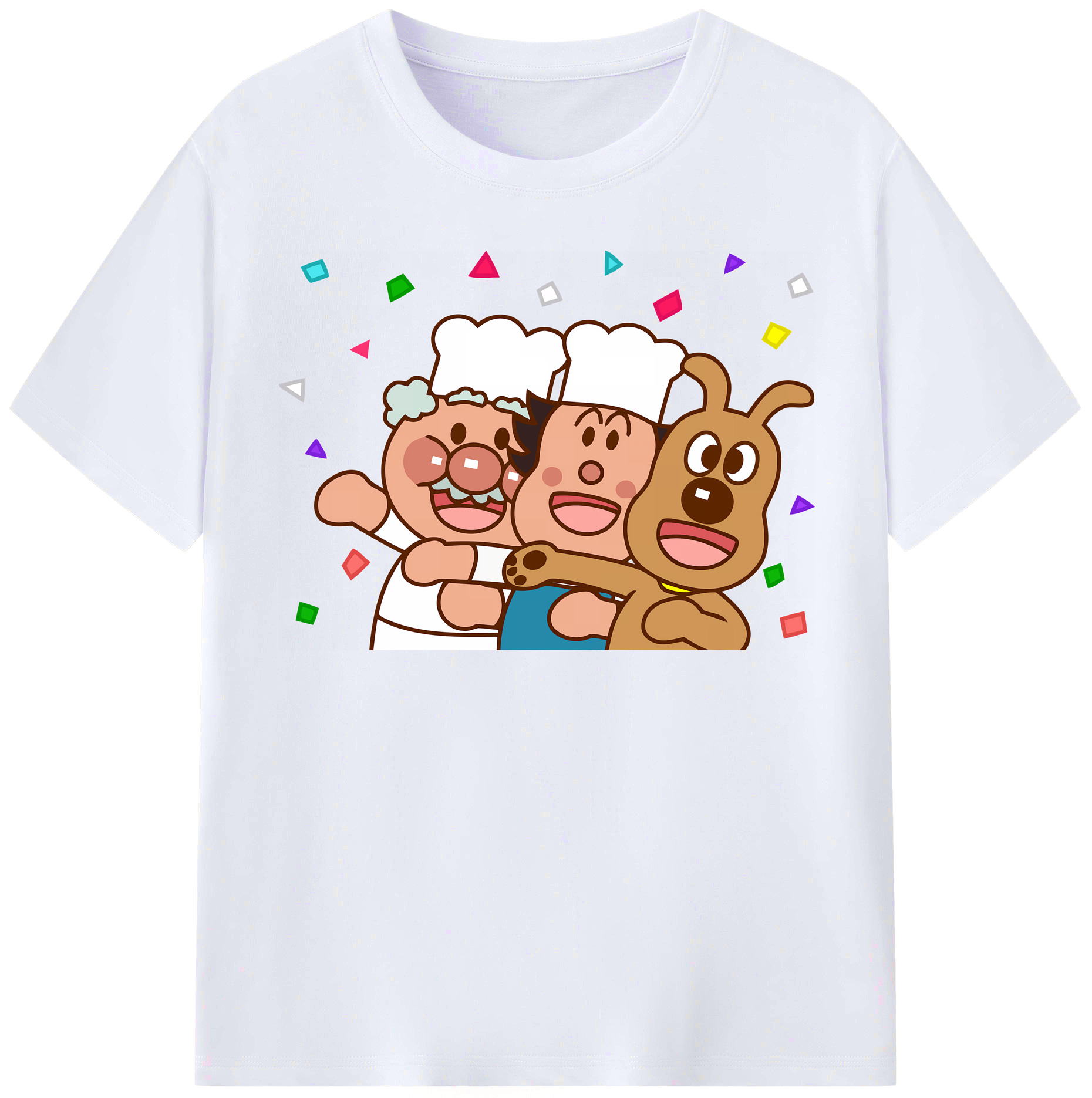（画像用） アンパンマン Anpanman レディースカジュアルプリントTシャツ（綿100％）