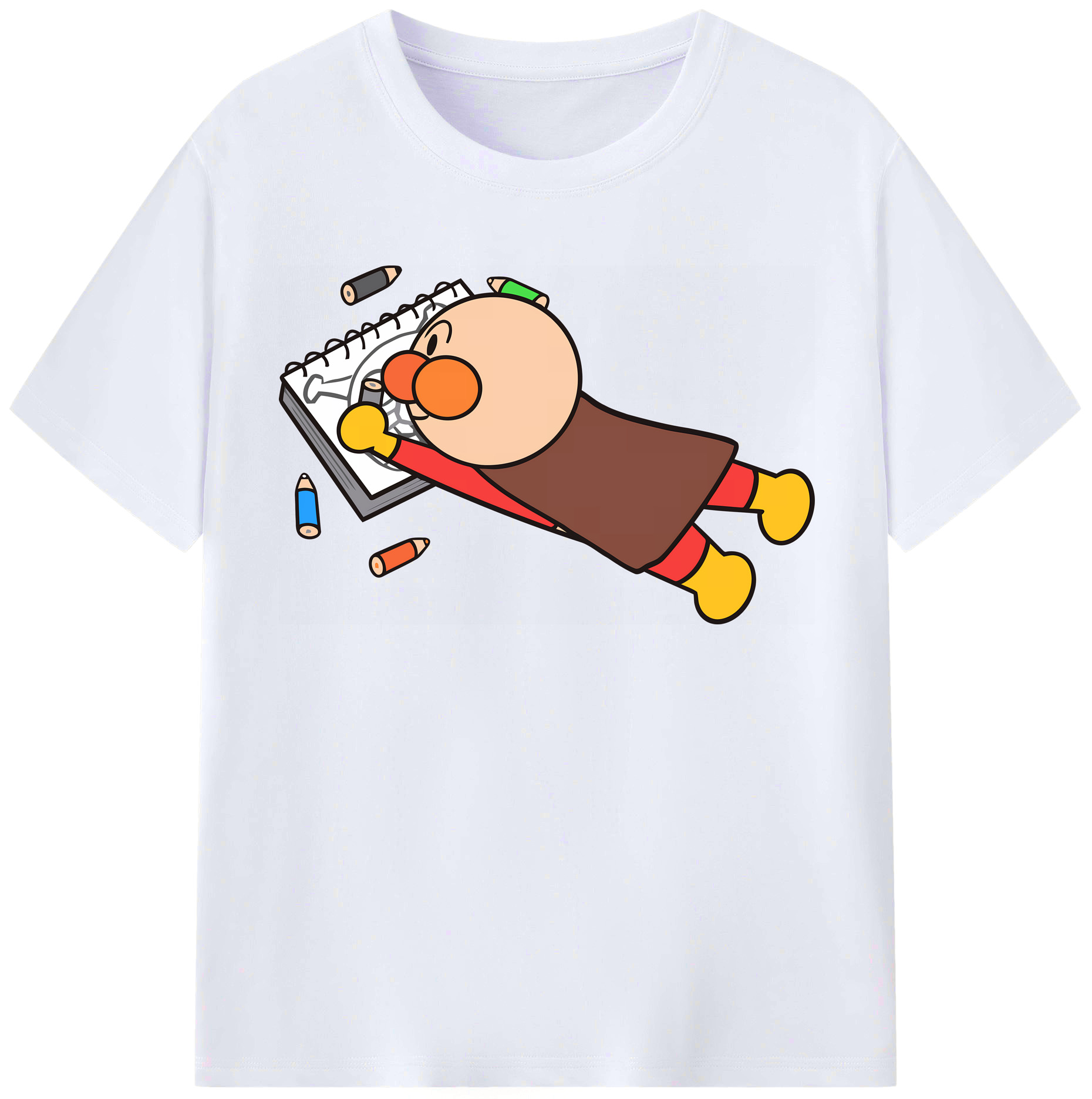 （画像用） アンパンマン Anpanman レディースカジュアルプリントTシャツ（綿100％）