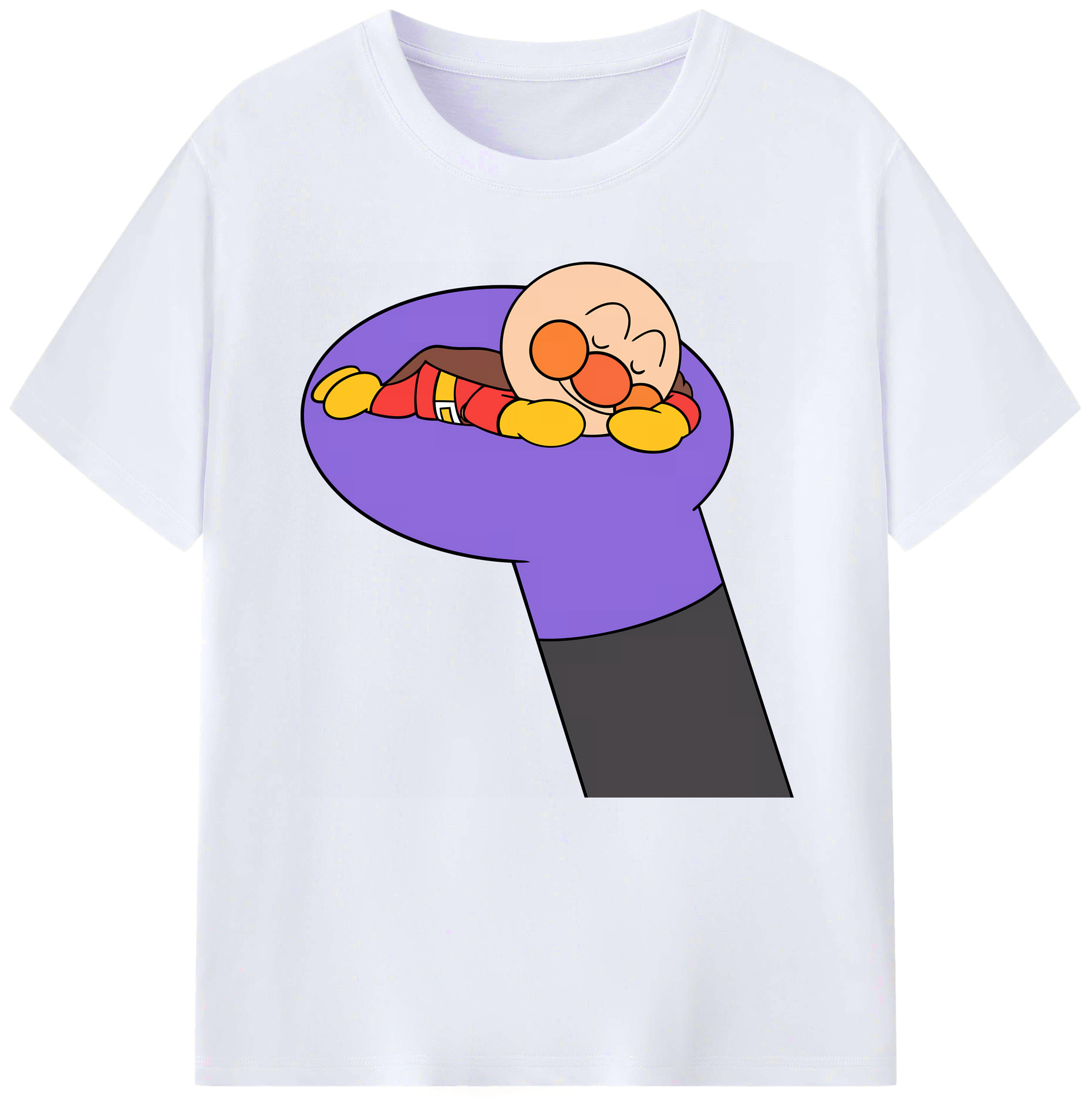 （画像用） アンパンマン Anpanman レディースカジュアルプリントTシャツ（綿100％）