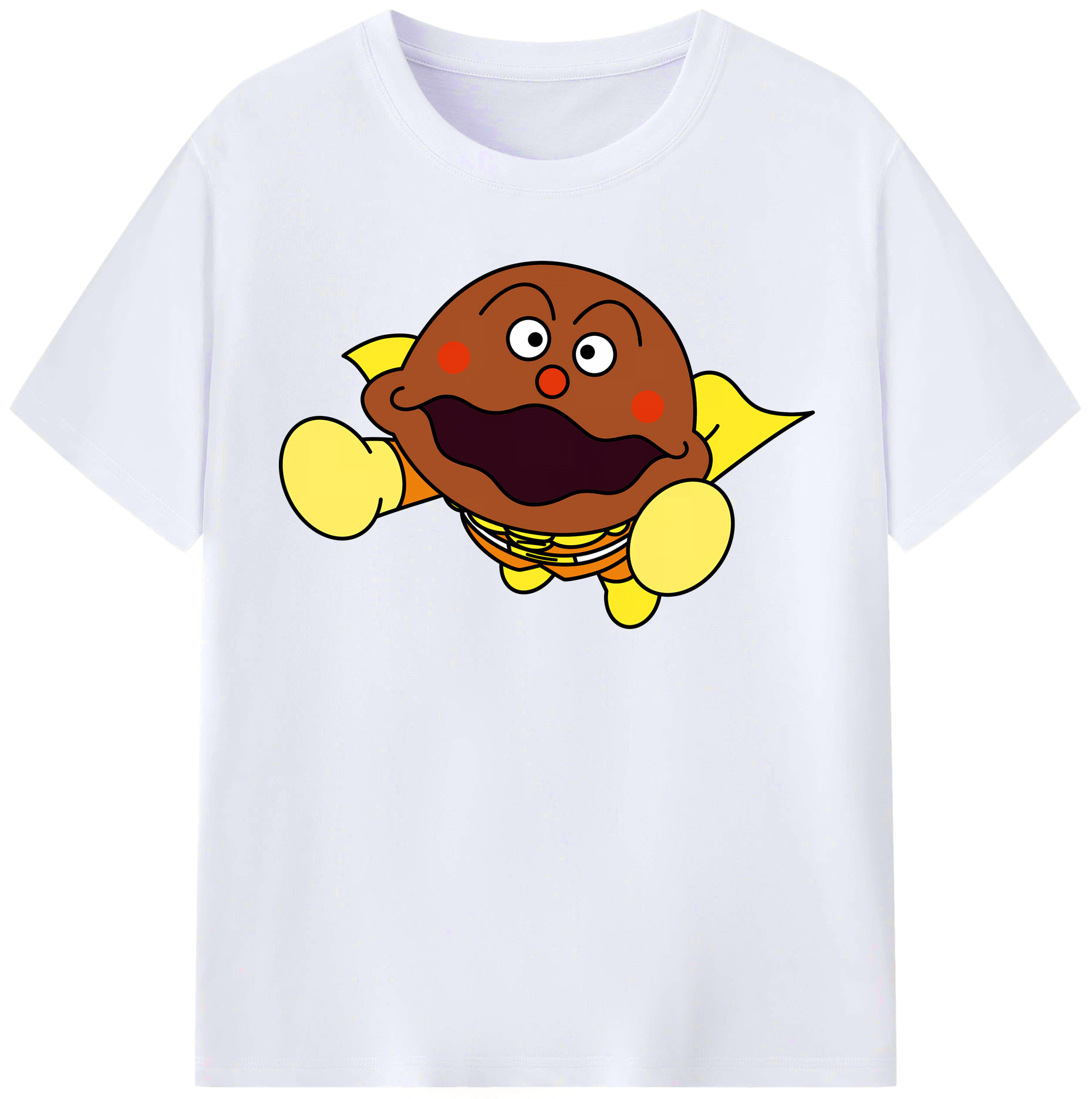 （画像用） アンパンマン Anpanman レディースカジュアルプリントTシャツ（綿100％）