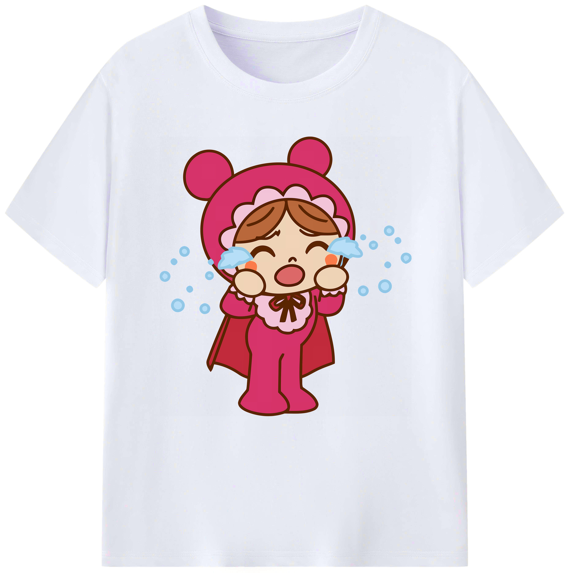 （画像用） アンパンマン Anpanman レディースカジュアルプリントTシャツ（綿100％）