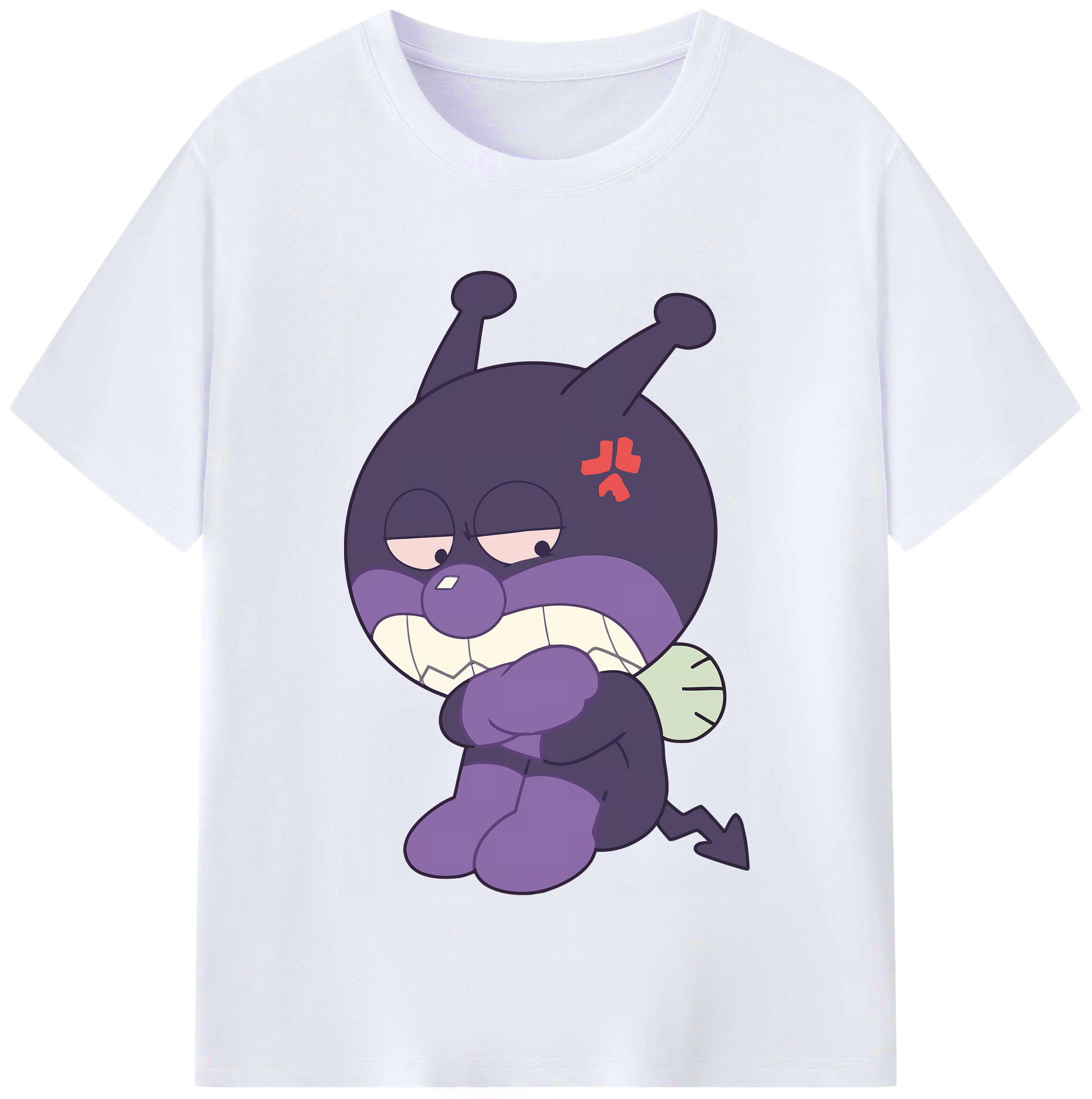 （画像用） アンパンマン Anpanman レディースカジュアルプリントTシャツ（綿100％）