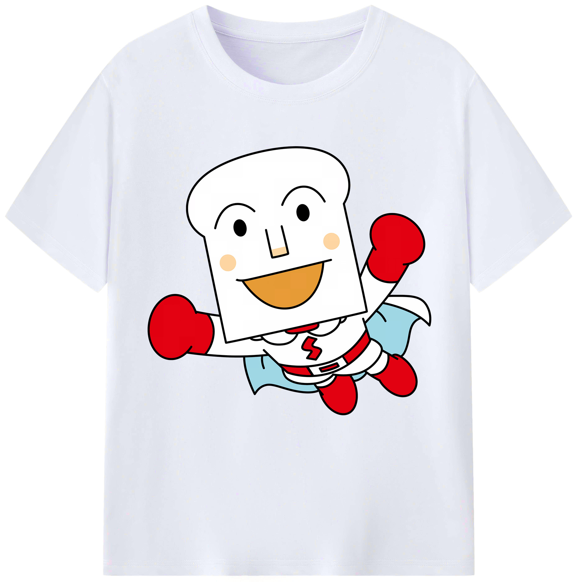 （画像用） アンパンマン Anpanman レディースカジュアルプリントTシャツ（綿100％）