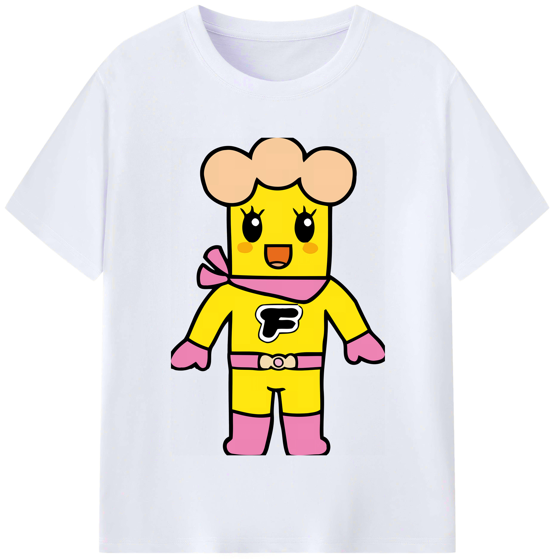 （画像用） アンパンマン Anpanman レディースカジュアルプリントTシャツ（綿100％）