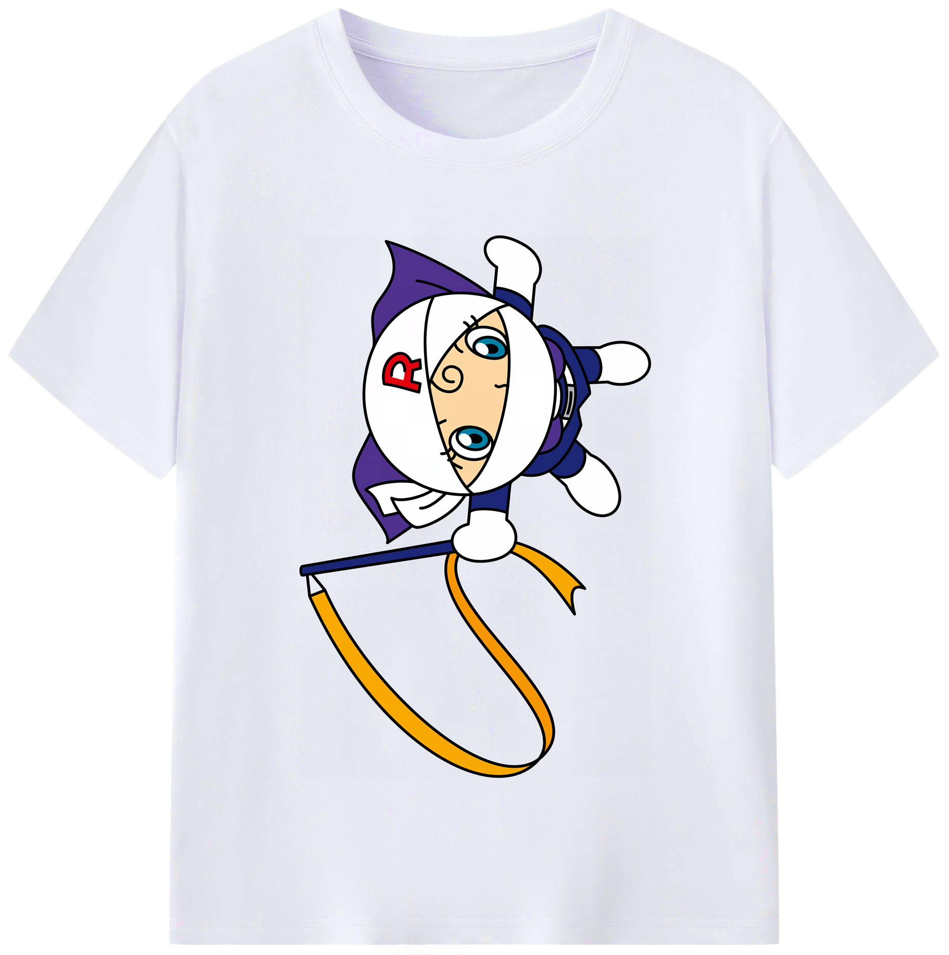 （画像用） アンパンマン Anpanman レディースカジュアルプリントTシャツ（綿100％）