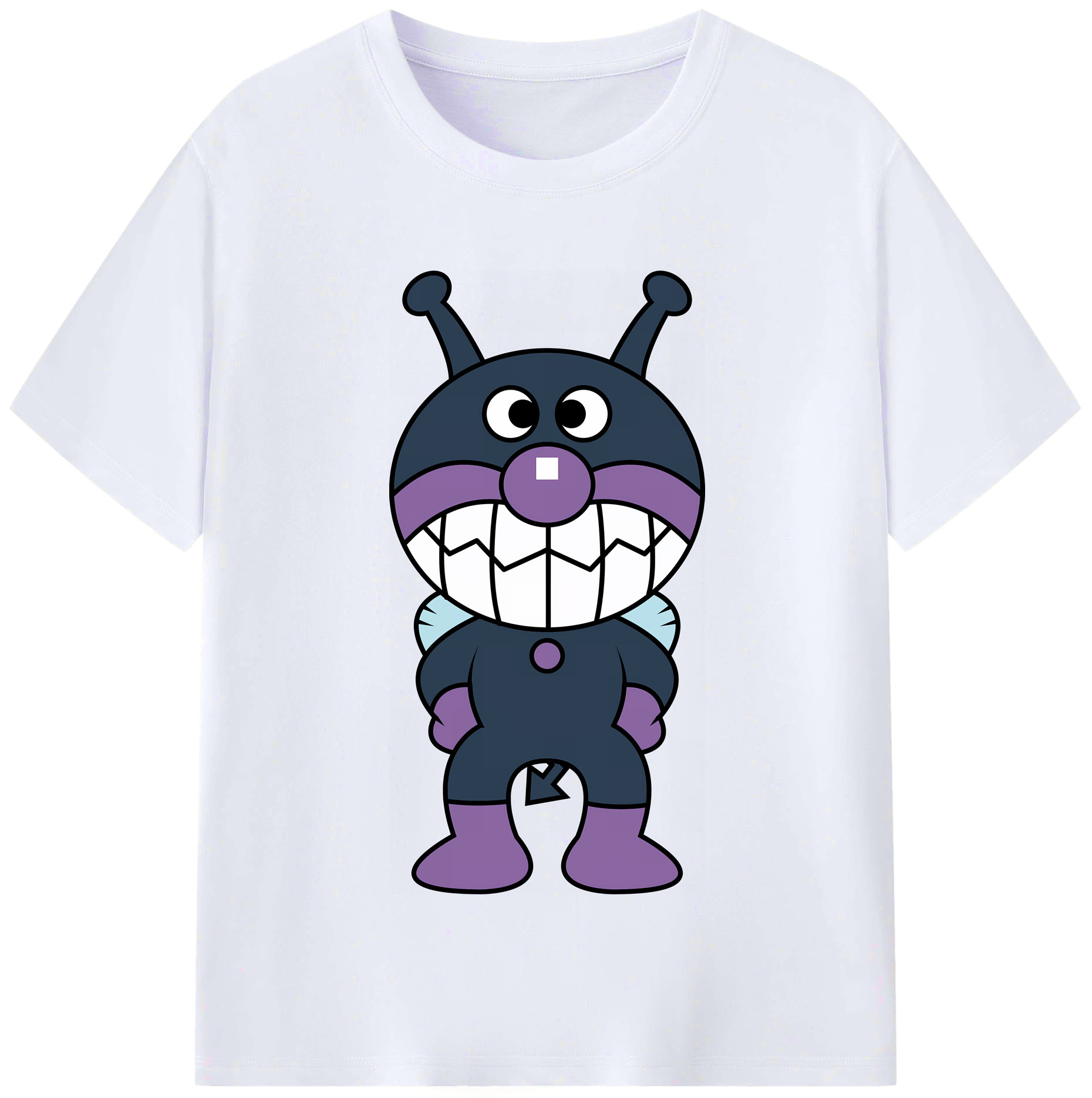 （画像用） アンパンマン Anpanman レディースカジュアルプリントTシャツ（綿100％）