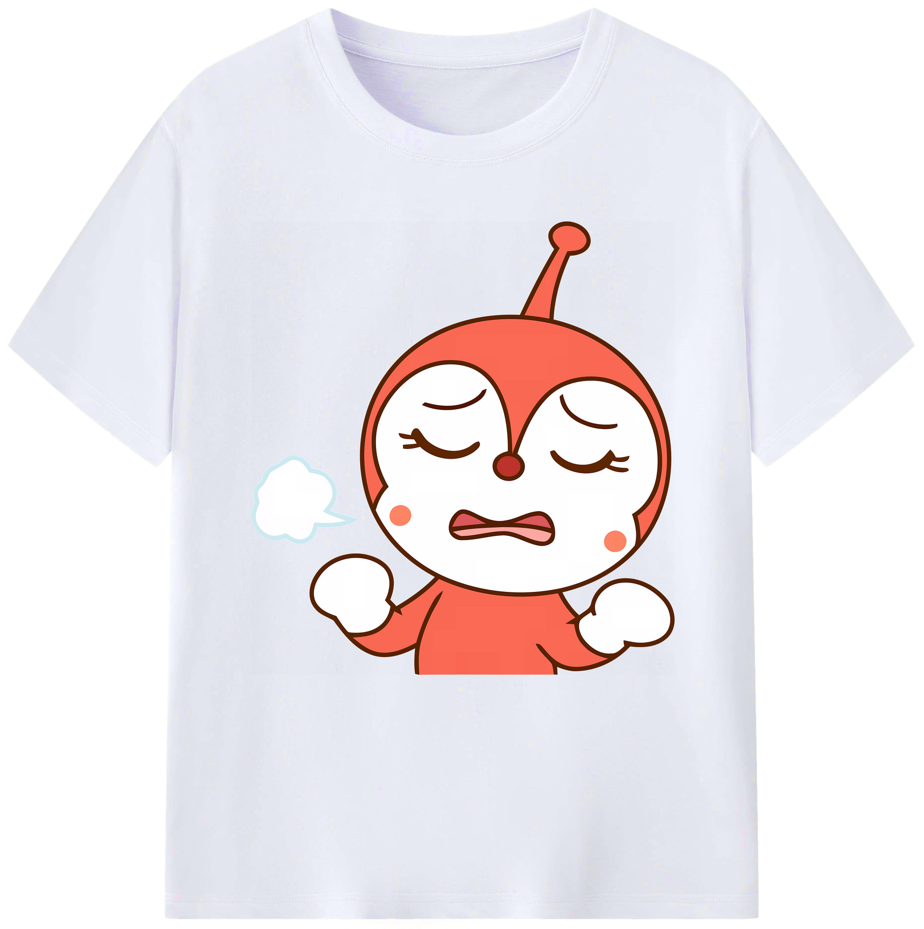 （画像用） アンパンマン Anpanman レディースカジュアルプリントTシャツ（綿100％）