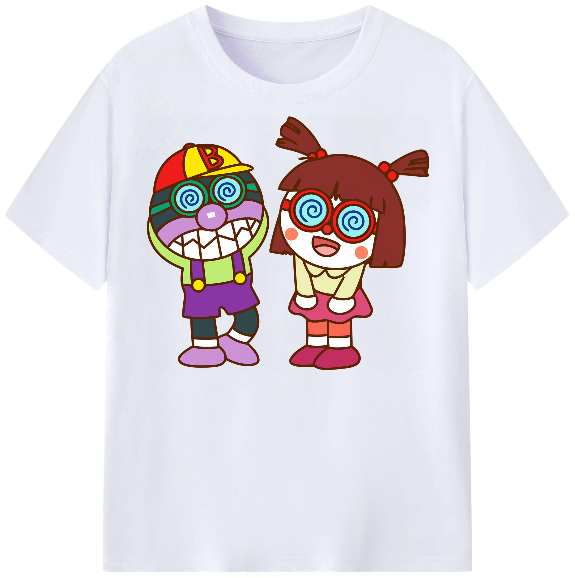（画像用） アンパンマン Anpanman レディースカジュアルプリントTシャツ（綿100％）