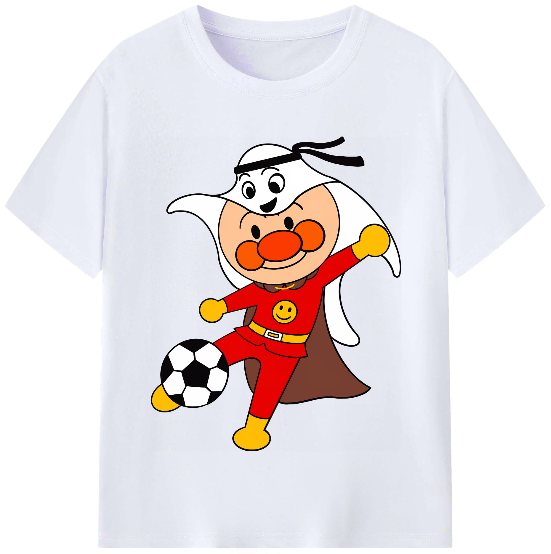（画像用） アンパンマン Anpanman レディースカジュアルプリントTシャツ（綿100％）