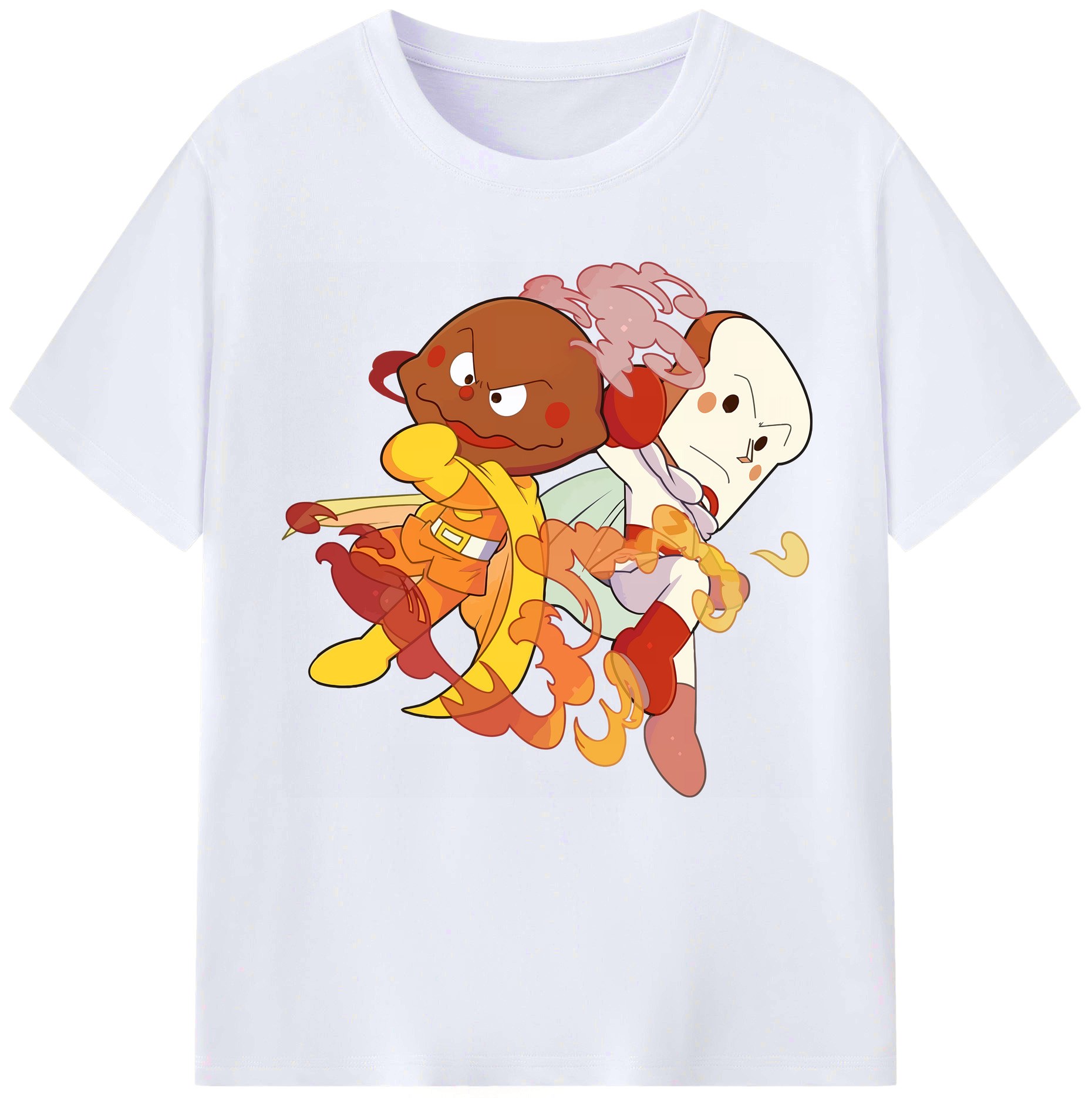 （画像用） アンパンマン Anpanman レディースカジュアルプリントTシャツ（綿100％）