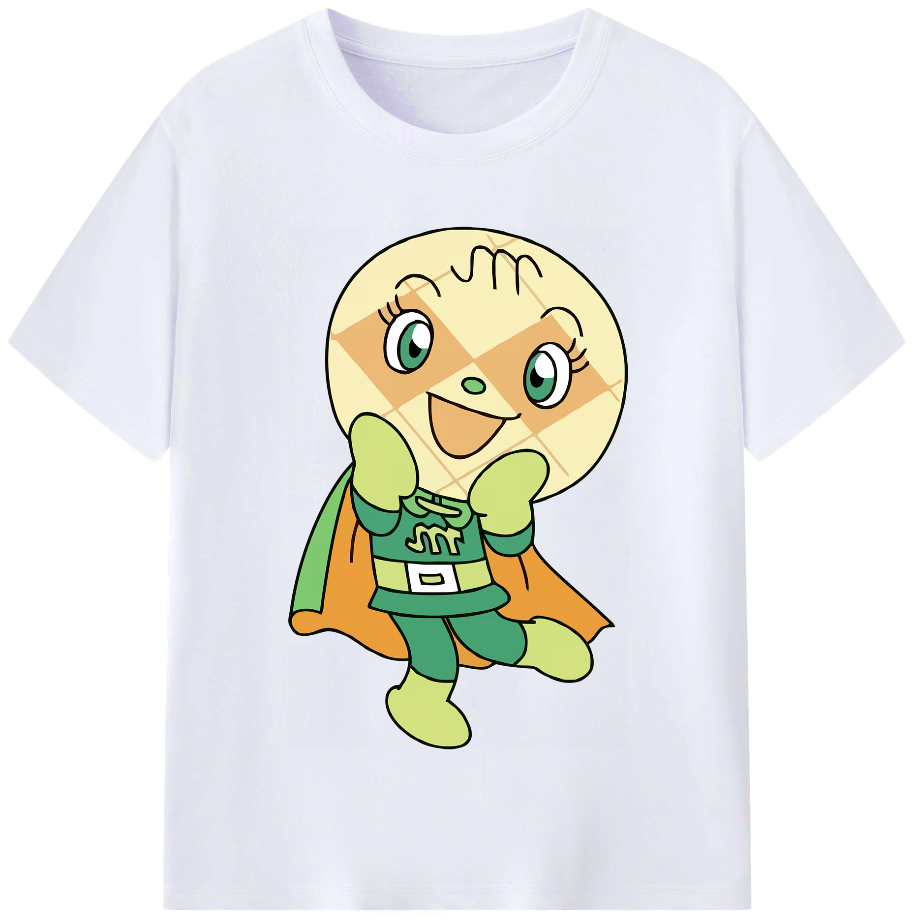 （画像用） アンパンマン Anpanman レディースカジュアルプリントTシャツ（綿100％）