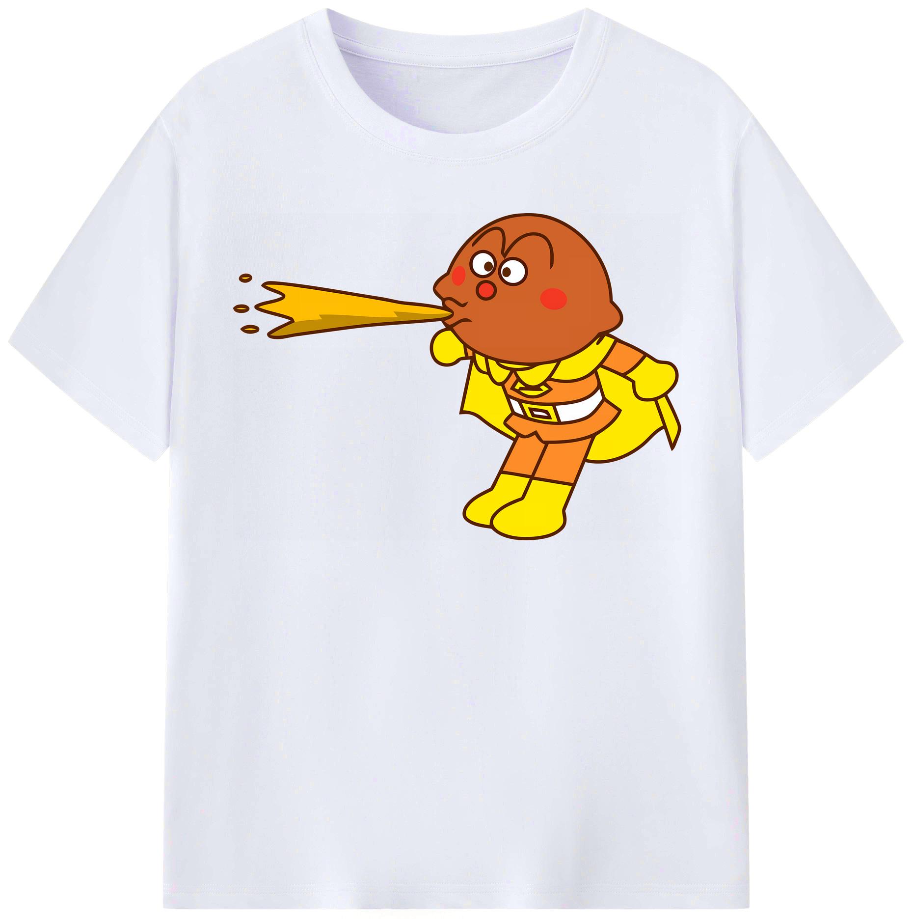 （画像用） アンパンマン Anpanman レディースカジュアルプリントTシャツ（綿100％）