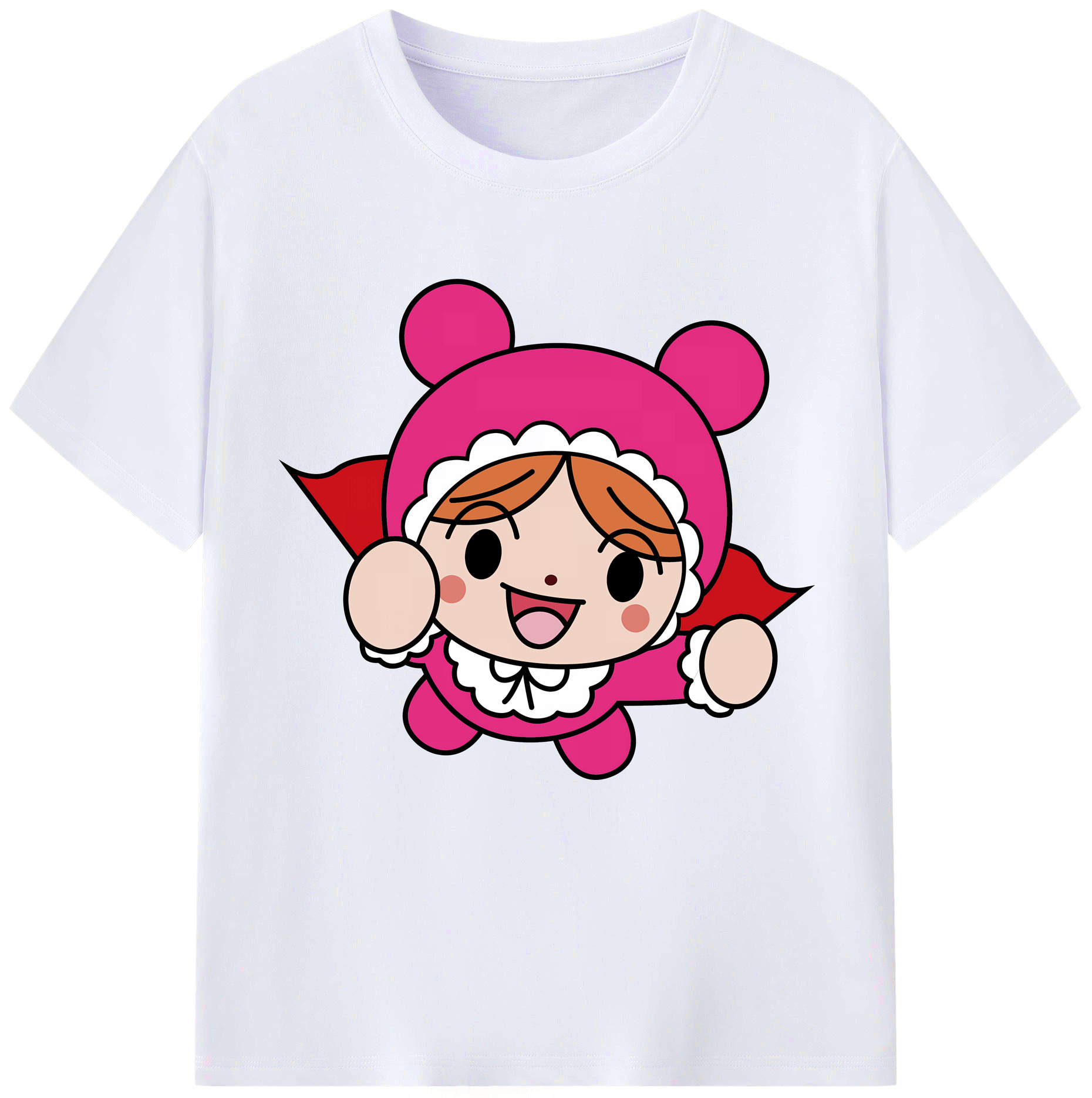 （画像用） アンパンマン Anpanman レディースカジュアルプリントTシャツ（綿100％）