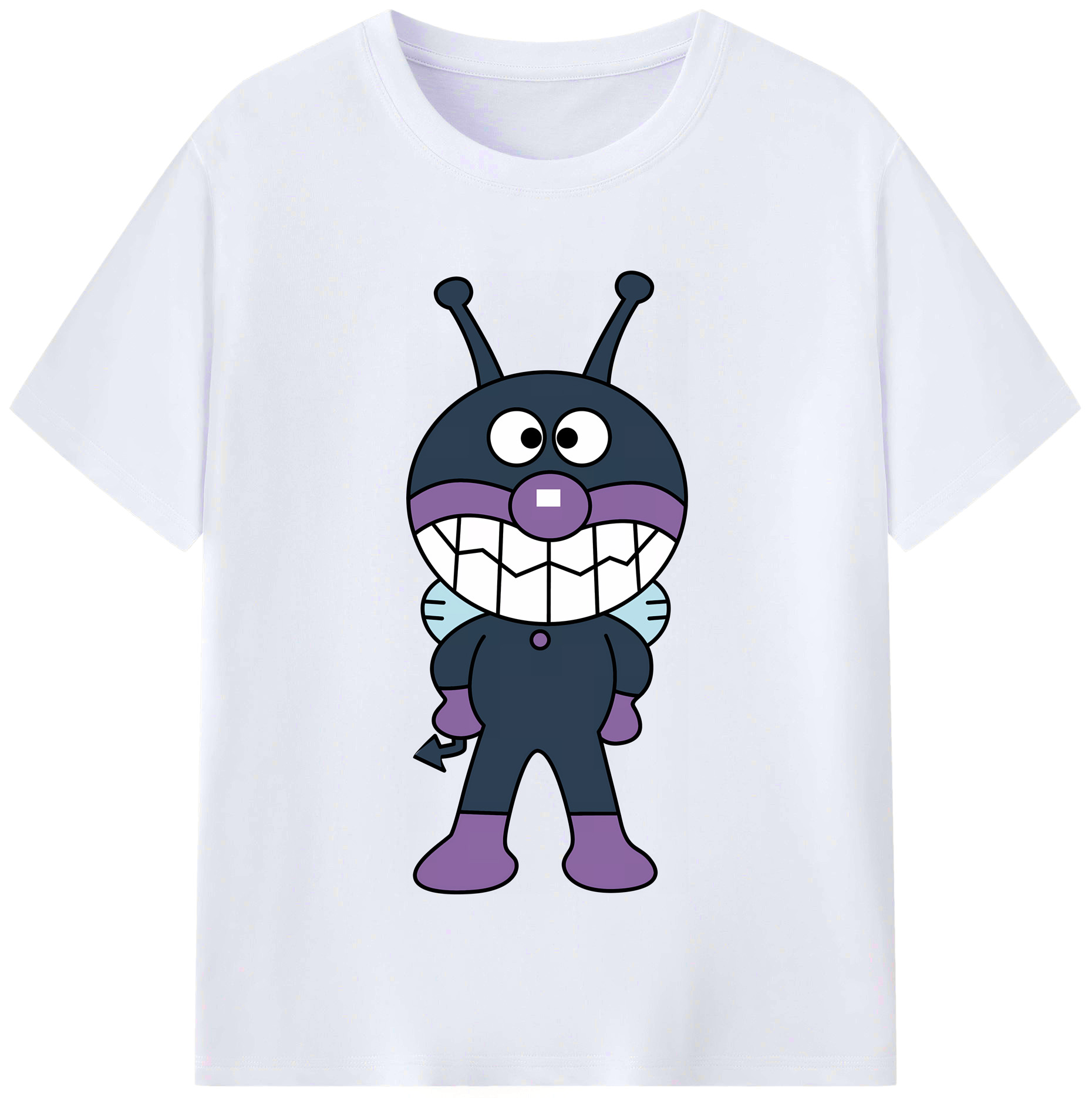 （画像用） アンパンマン Anpanman レディースカジュアルプリントTシャツ（綿100％）