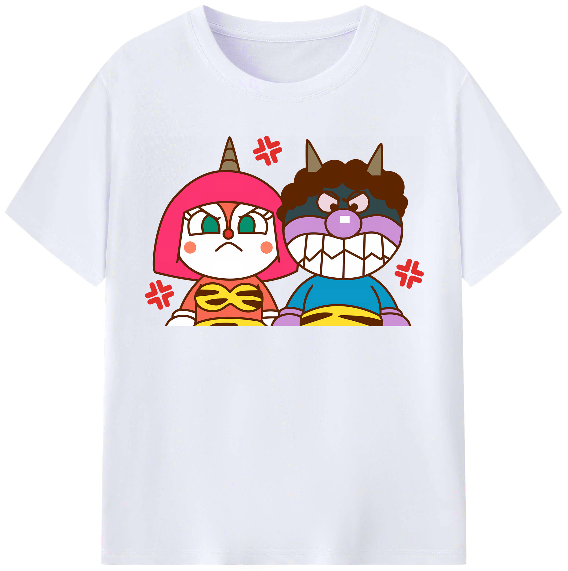 （画像用） アンパンマン Anpanman レディースカジュアルプリントTシャツ（綿100％）