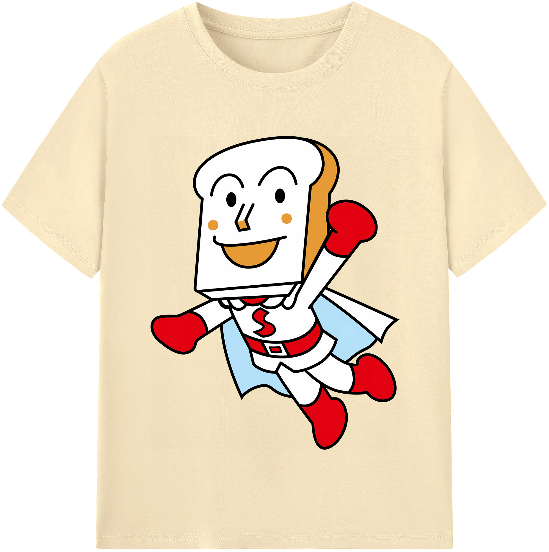 （画像用） アンパンマン Anpanman 綿100％半袖Tシャツ（フロントプリント）