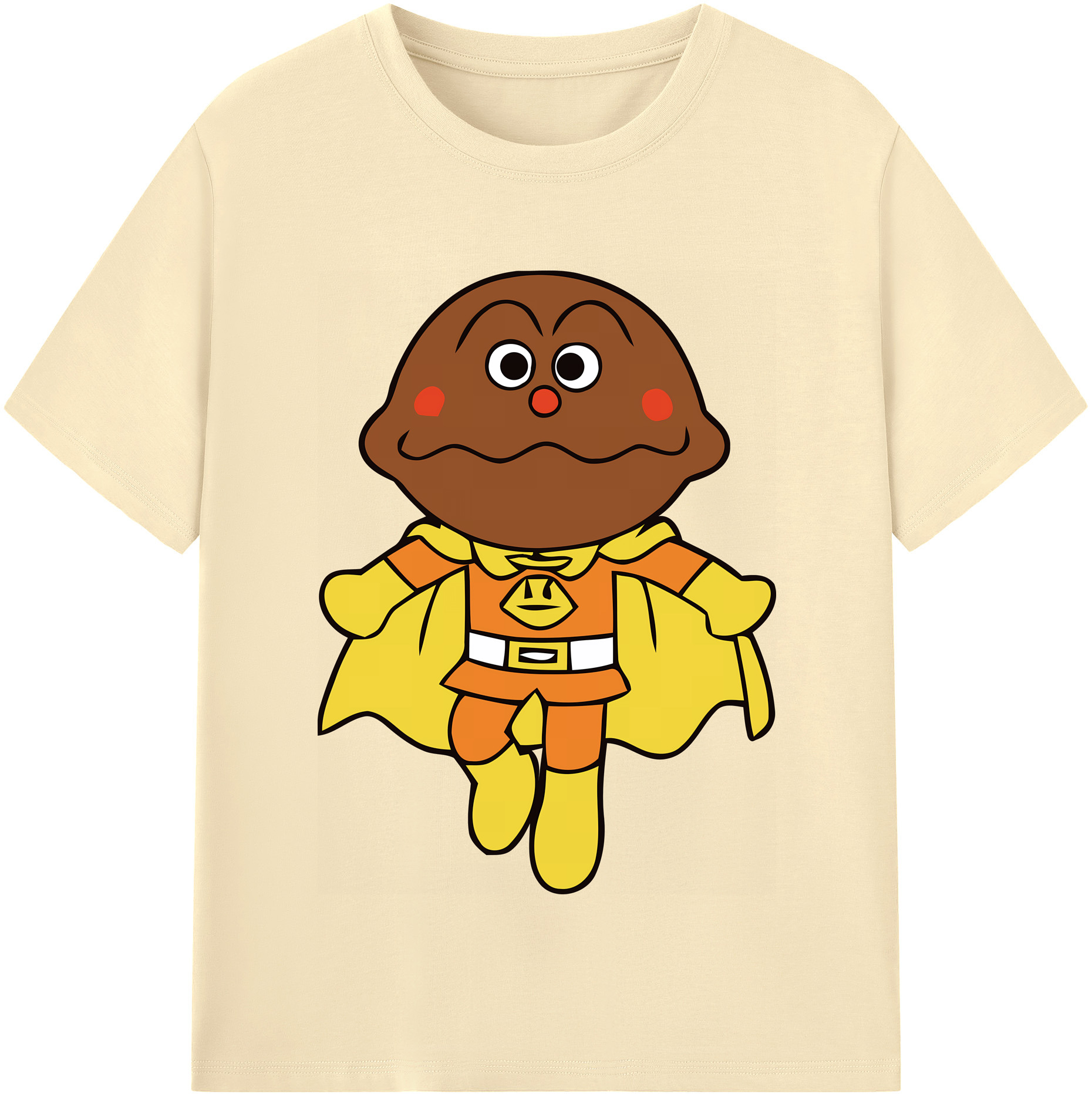 （画像用） アンパンマン Anpanman 綿100％半袖Tシャツ（フロントプリント）