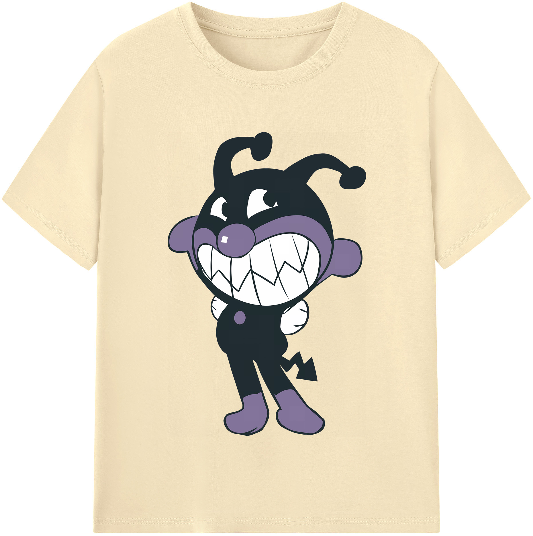 （画像用） アンパンマン Anpanman 綿100％半袖Tシャツ（フロントプリント）