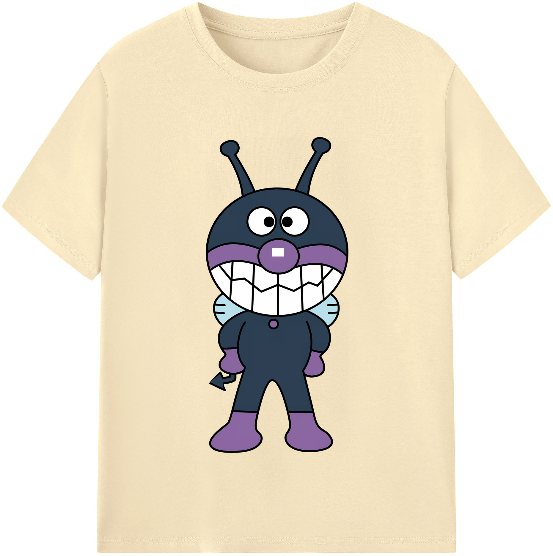 （画像用） アンパンマン Anpanman 綿100％半袖Tシャツ（フロントプリント）