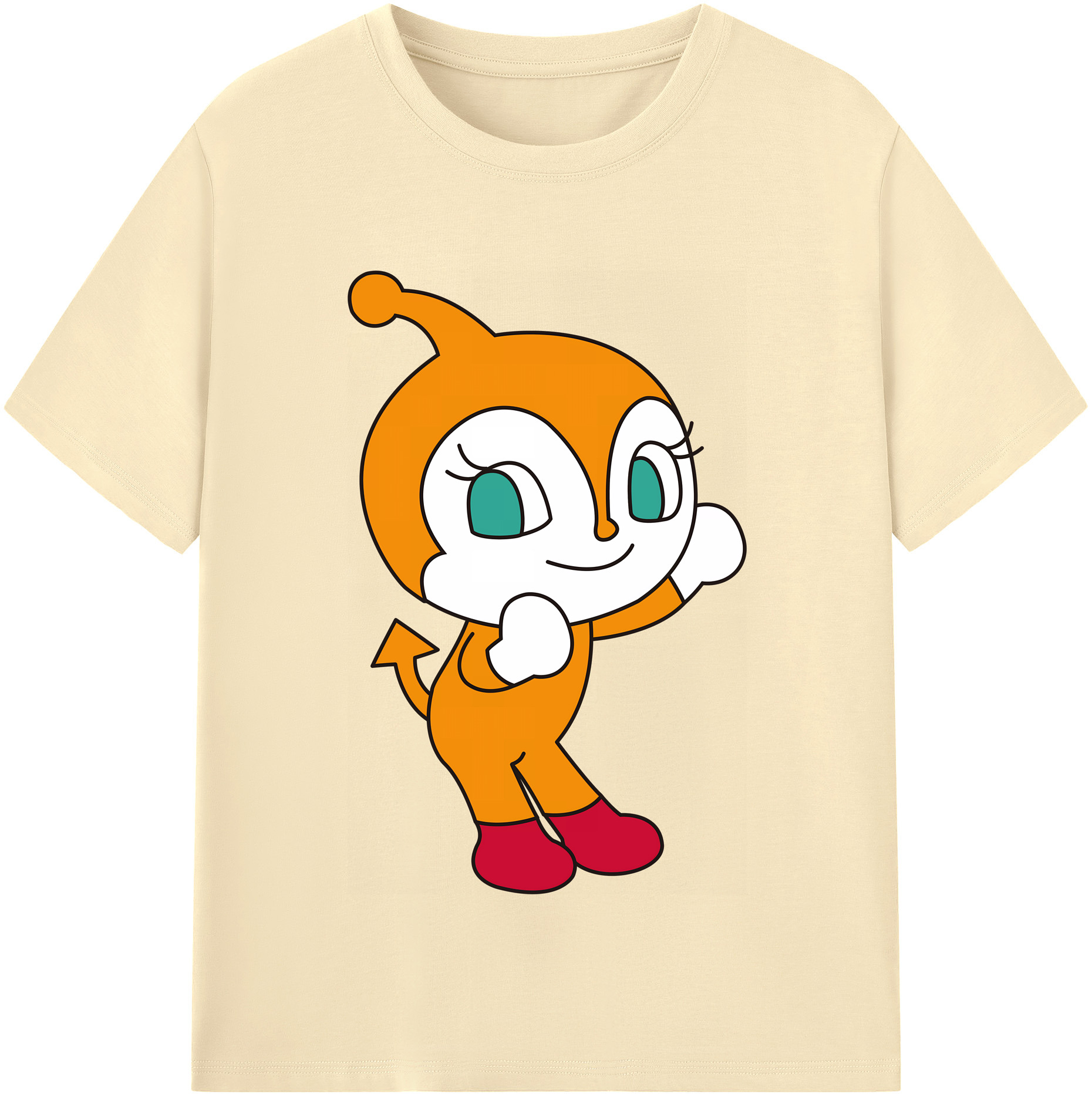 （画像用） アンパンマン Anpanman 綿100％半袖Tシャツ（フロントプリント）