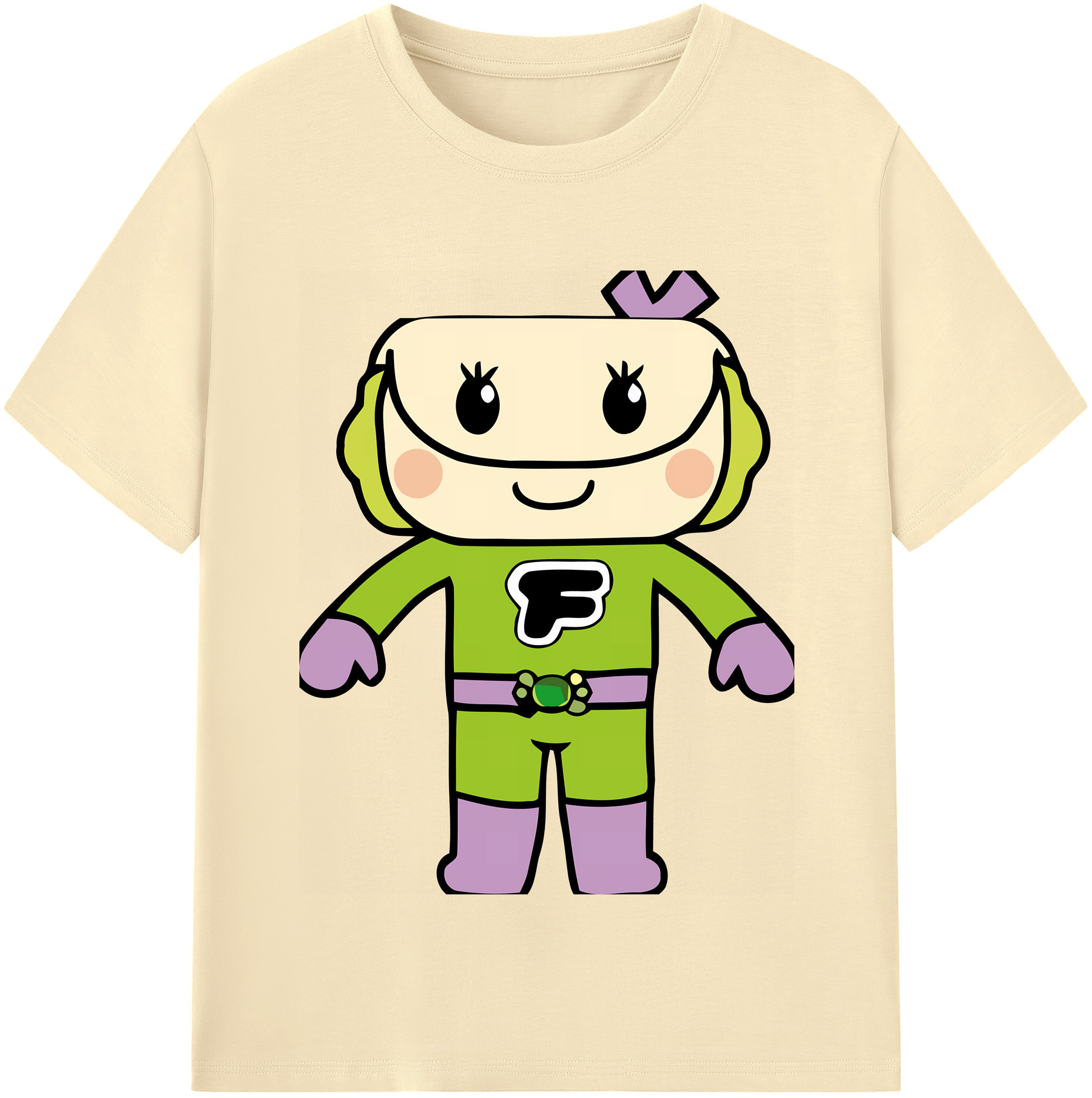 （画像用） アンパンマン Anpanman 綿100％半袖Tシャツ（フロントプリント）