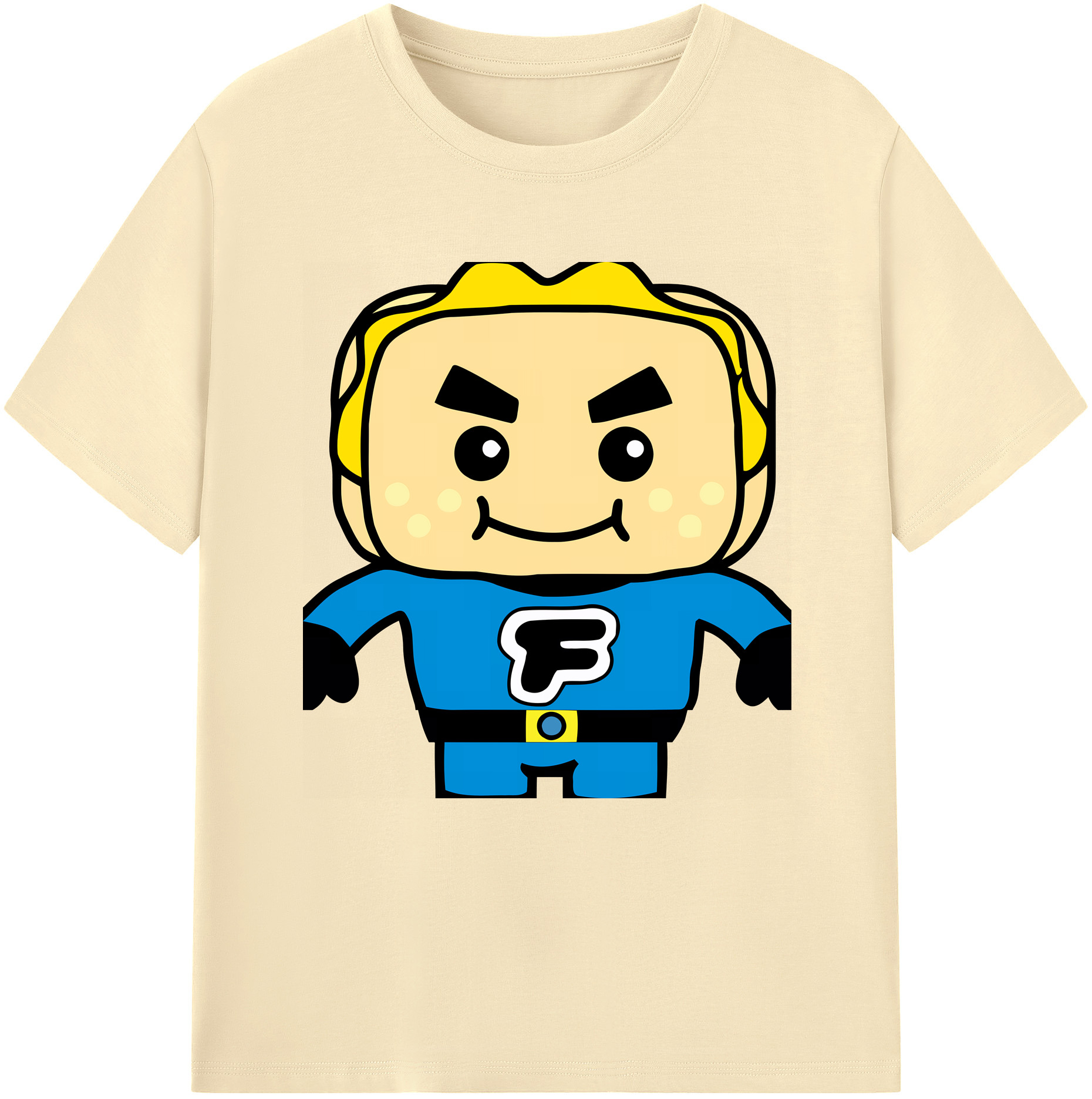 （画像用） アンパンマン Anpanman 綿100％半袖Tシャツ（フロントプリント）